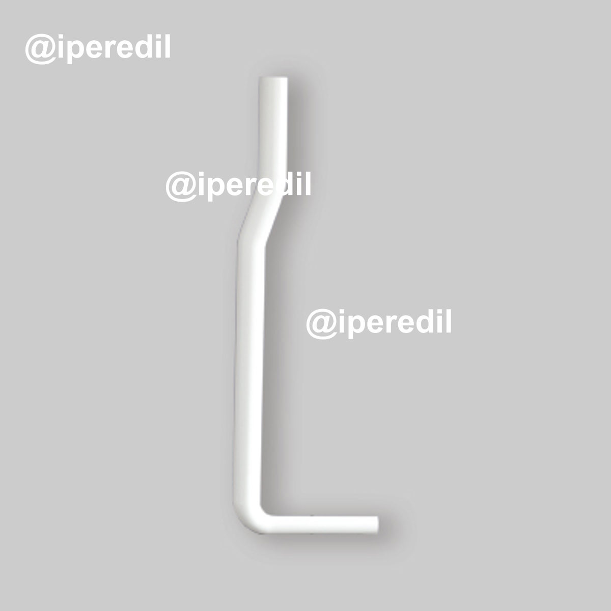 TUBO DI RISCIACQUO SAGOMATO PER CASSETTE A ZAINO Ø50x32 - L. 784 mm