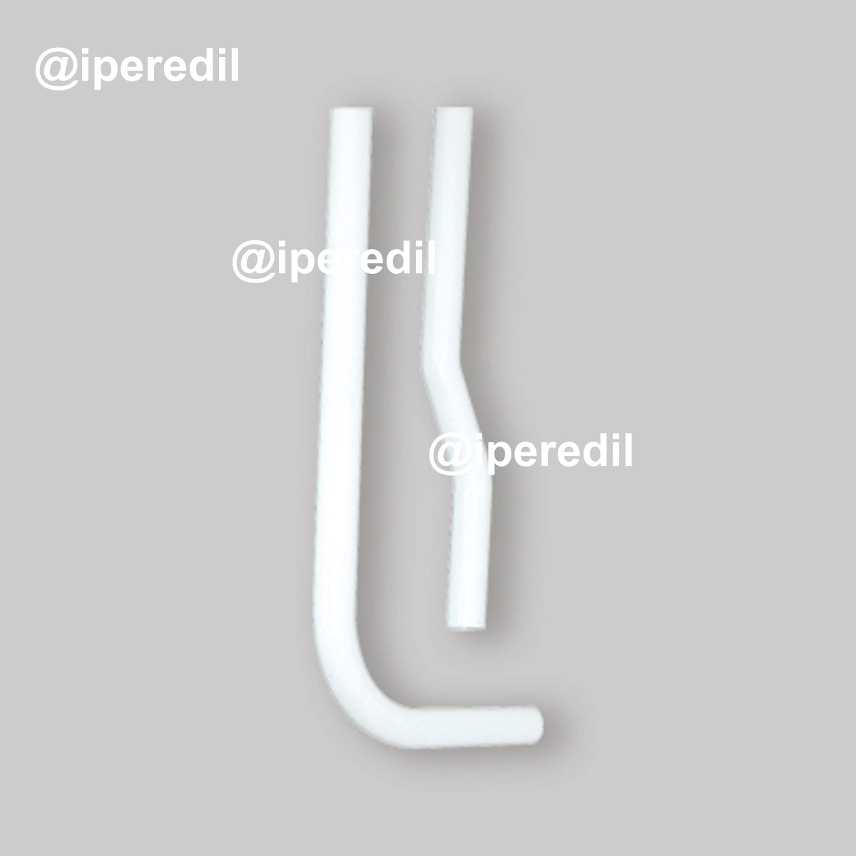 TUBO DI RISCIACQUO PER CASSETTA ALTA 2 PEZZI Ø32 - L. 1815 mm