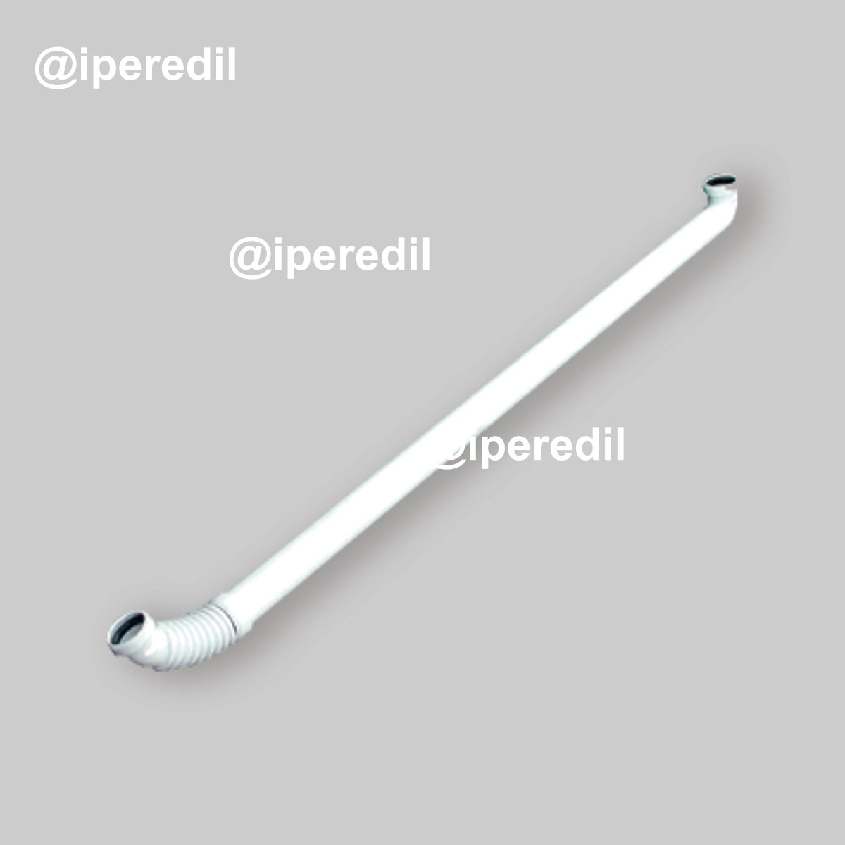 TUBO DI CACCIATA AD INCASSO REGOLABILE PER CASSETTA ALTA + O-Ring