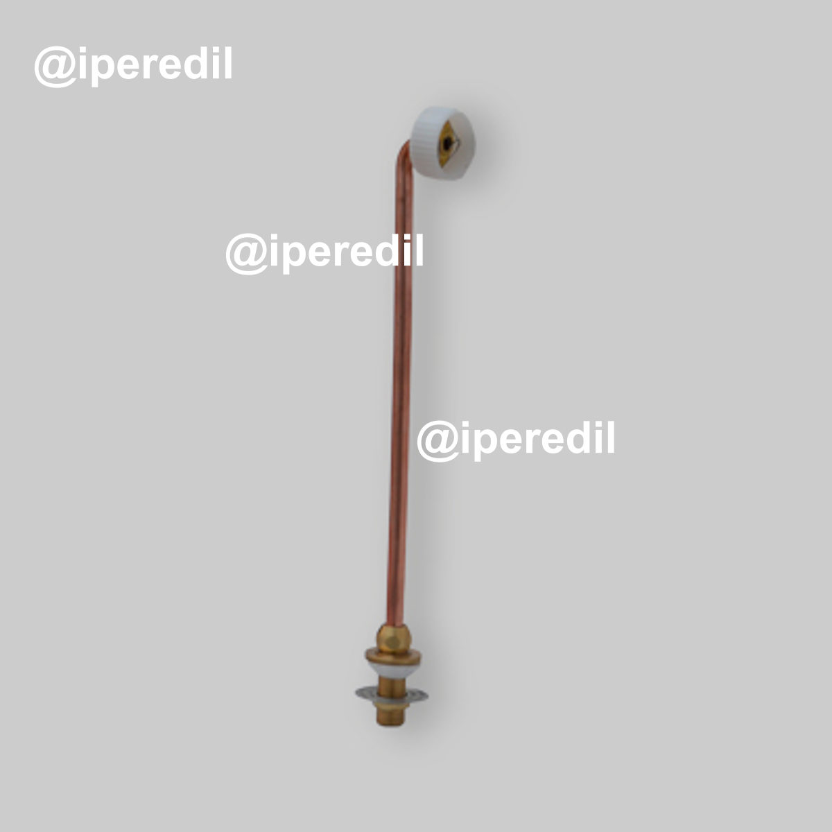 ASTA IN RAME PER GALLEGGIANTE ATTACCO INFERIORE 3/8"