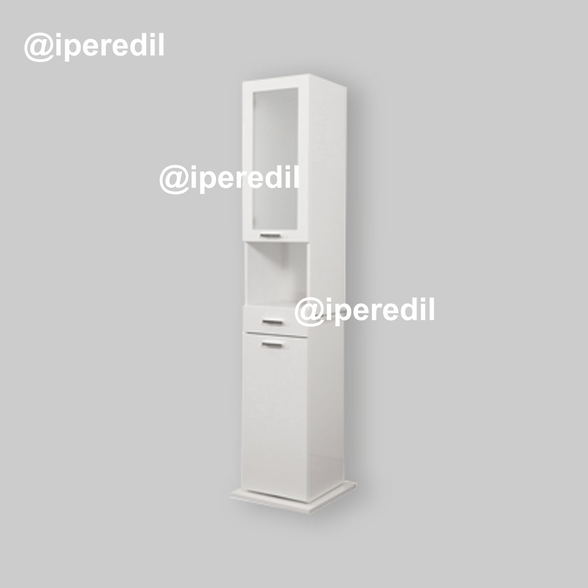 COLONNA DA BAGNO GIREVOLE RIGO CON SPECCHIO L.43 x H.191 x P.43 Ante Dx