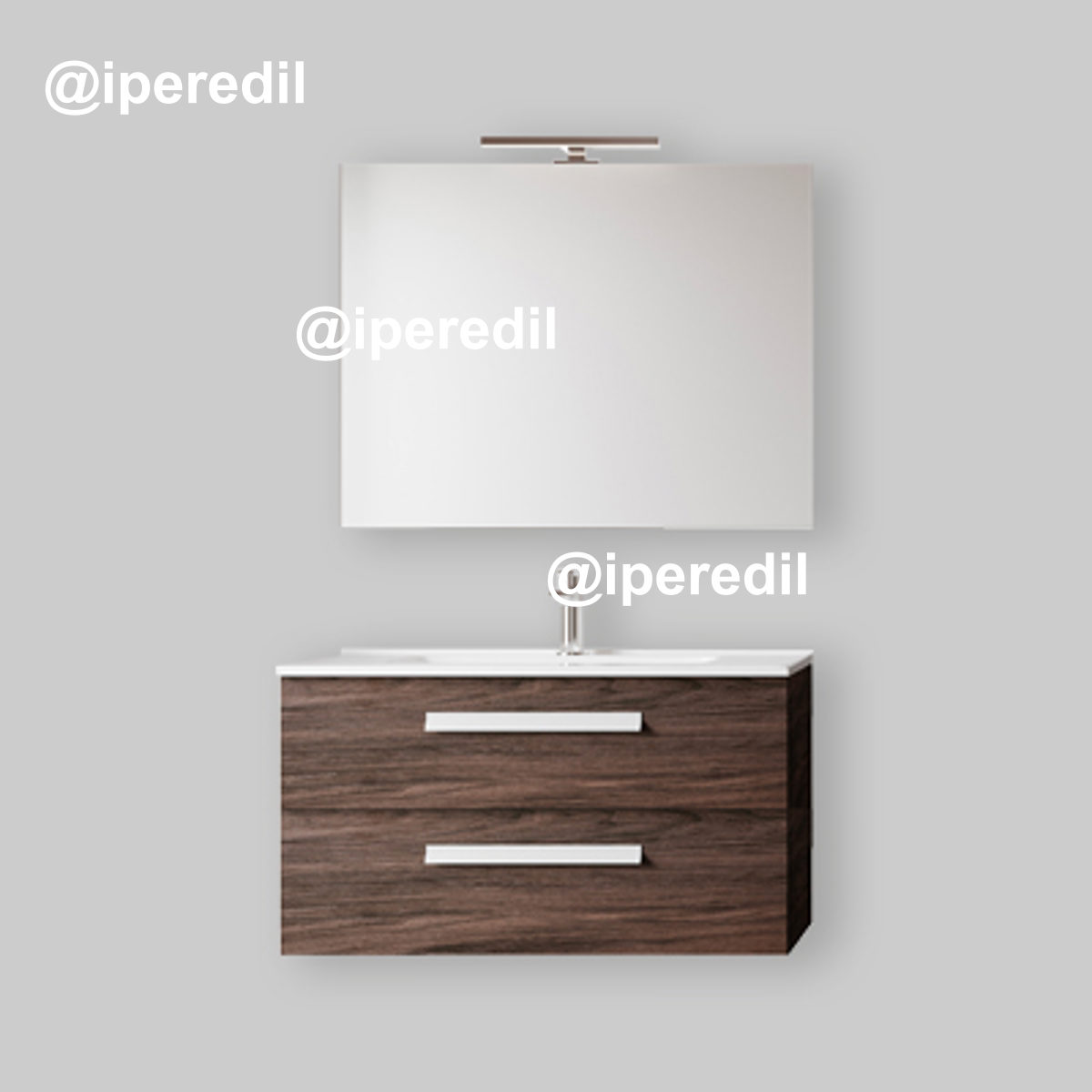 MOBILE DA BAGNO "ANGELA100" Top in ceramica 101 cm