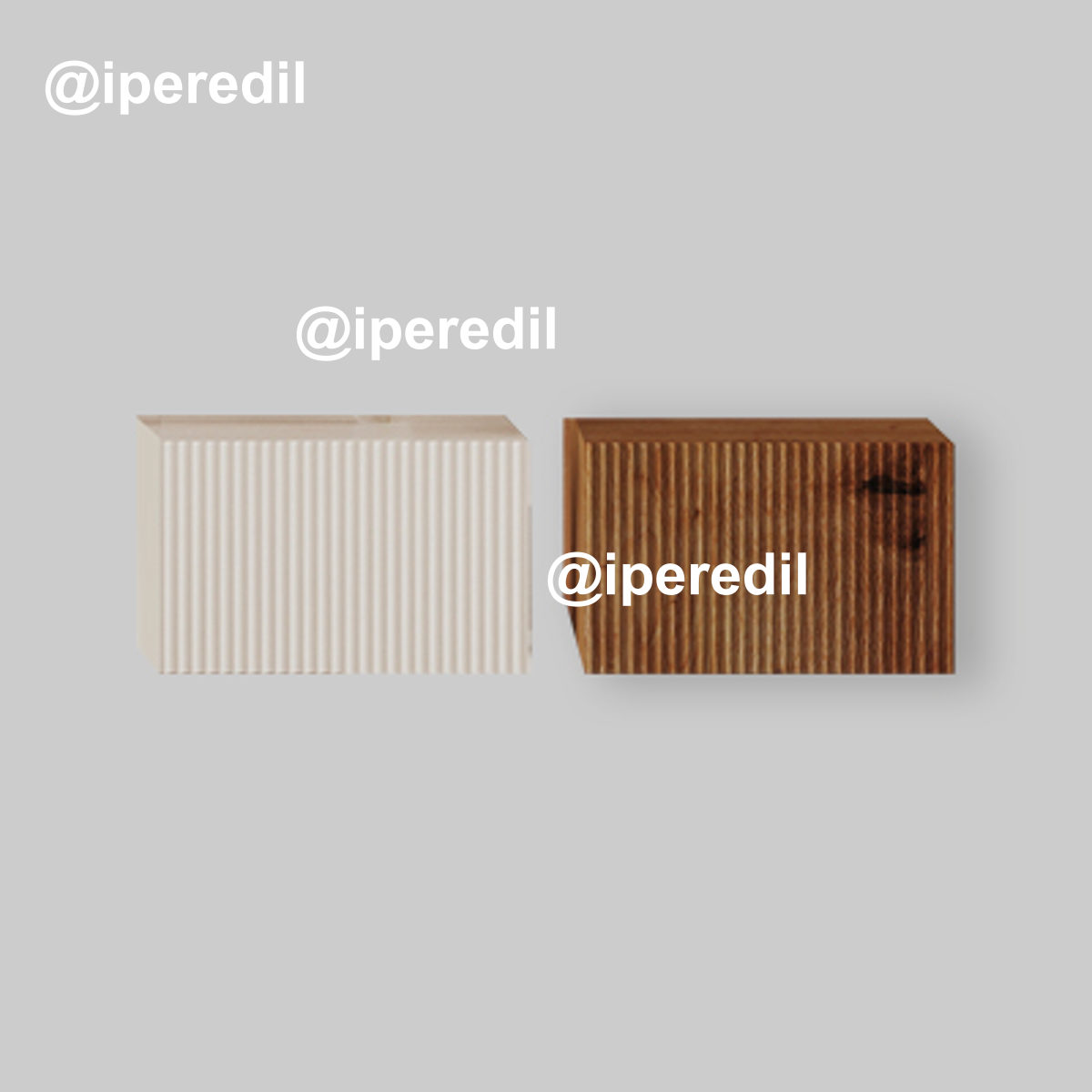 CASSETTONE CON ANTA CANNETTATA SERIE ROMA Bianco Opaco