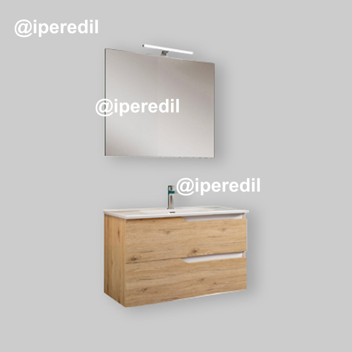 MOBILE DA BAGNO GRACE2 Top in ceramica 80 cm