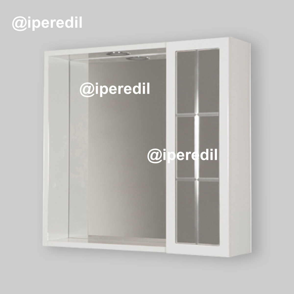 SPECCHIERA DA BAGNO "RIO" 1 ANTA L.63 x H.60 x P.15,5 cm