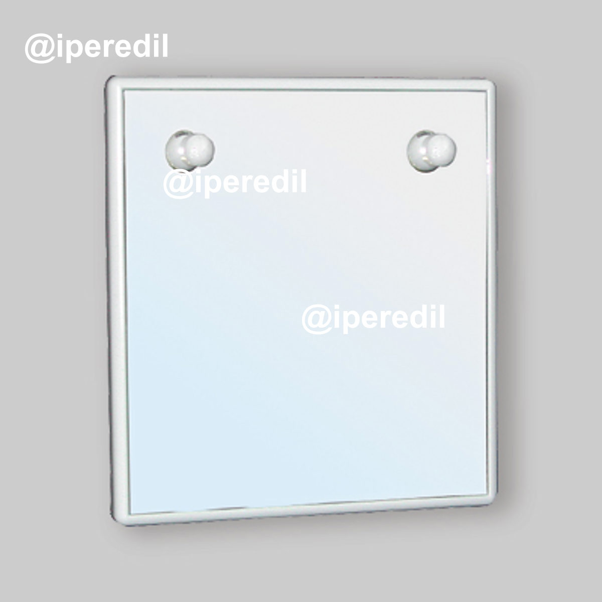 SPECCHIO RETTANGOLARE CON CORNICE "JUNIOR" s/luci - L.55xH.60 cm