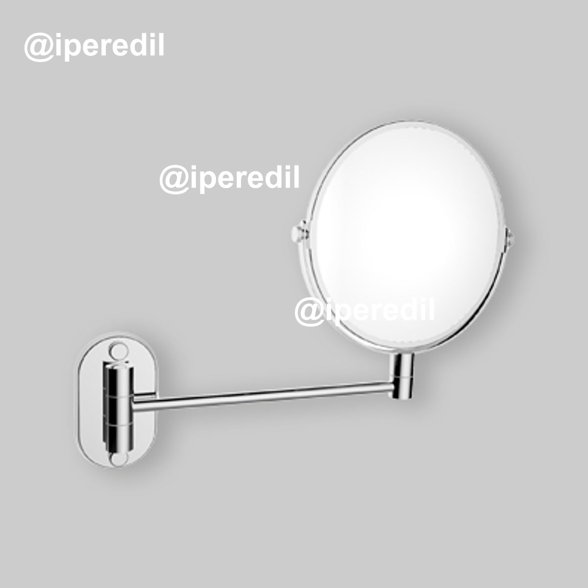 SPECCHIO INGRANDITORE 1 BRACCIO "GIULIA" Cromo