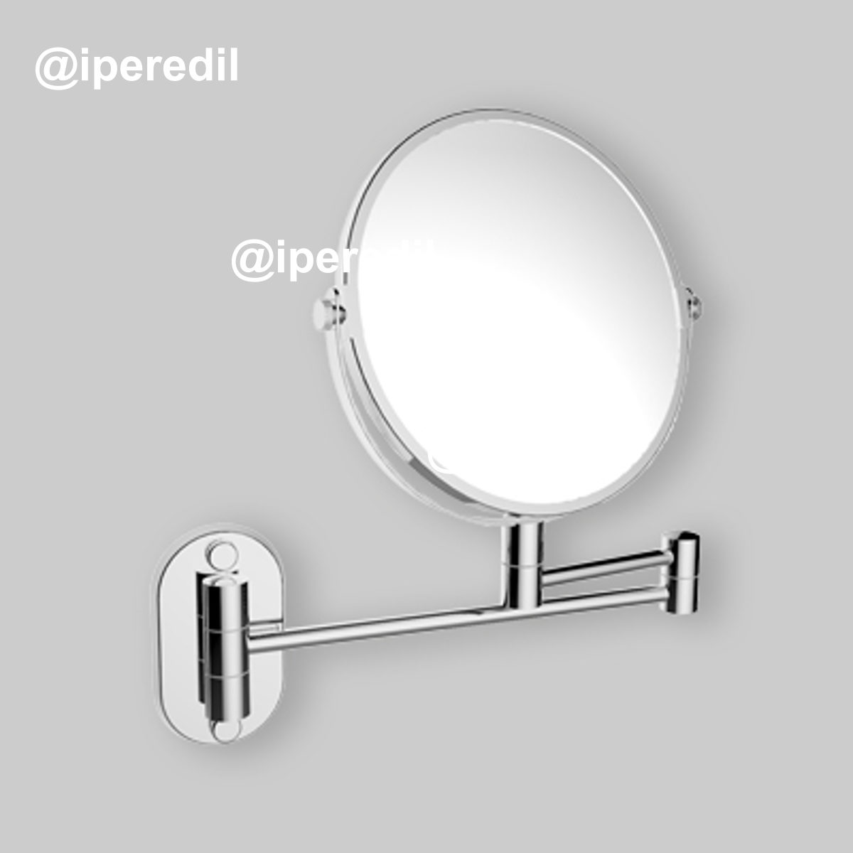 SPECCHIO INGRANDITORE 2 BRACCI "GIULIA" Cromo
