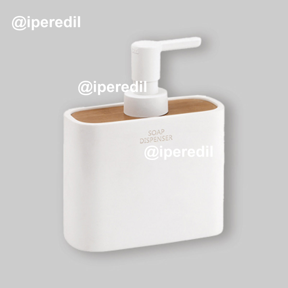 DOSASAPONE CON EROGATORE "NINFEA" Bianco Matt