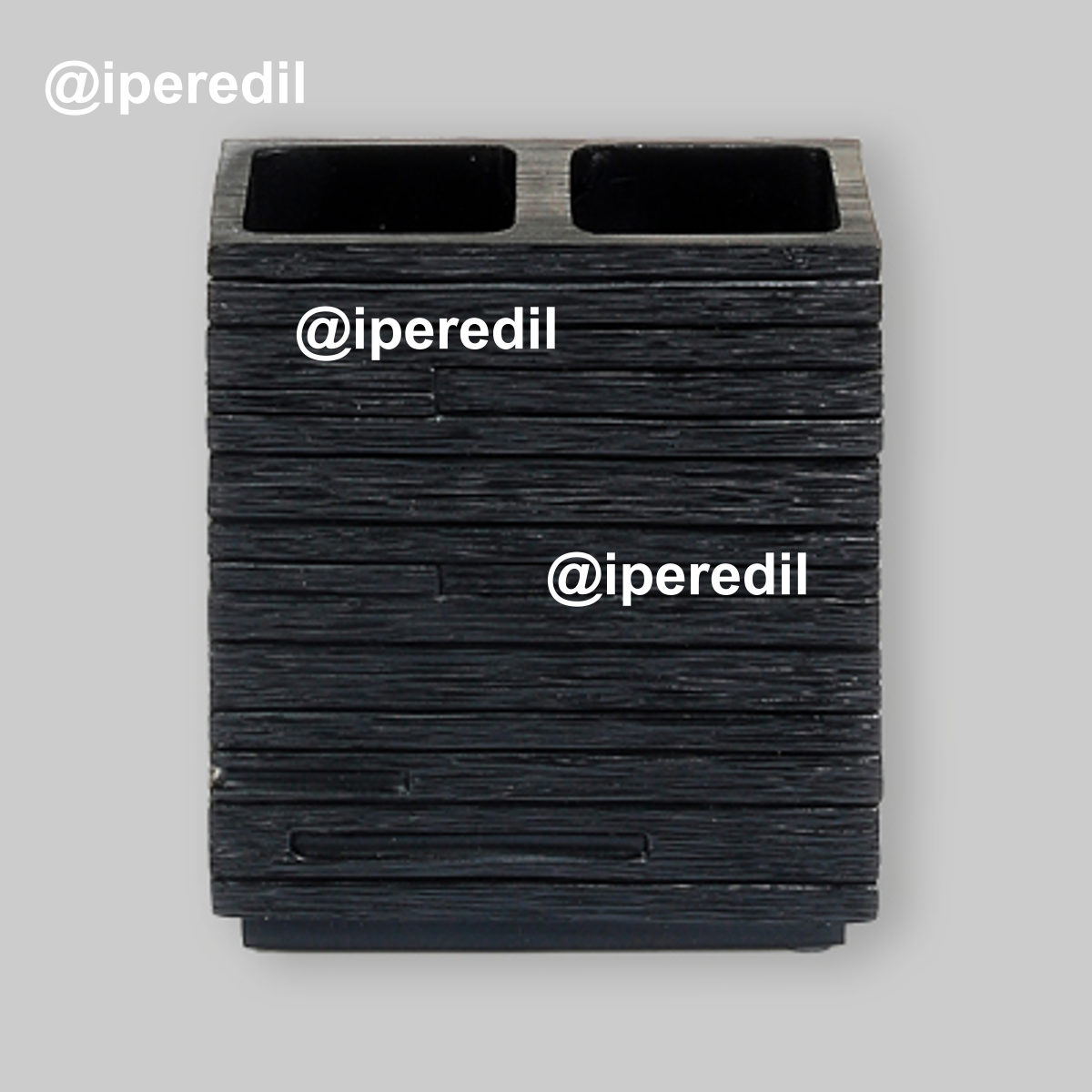 PORTASPAZZOLINI QUADROTTO Nero