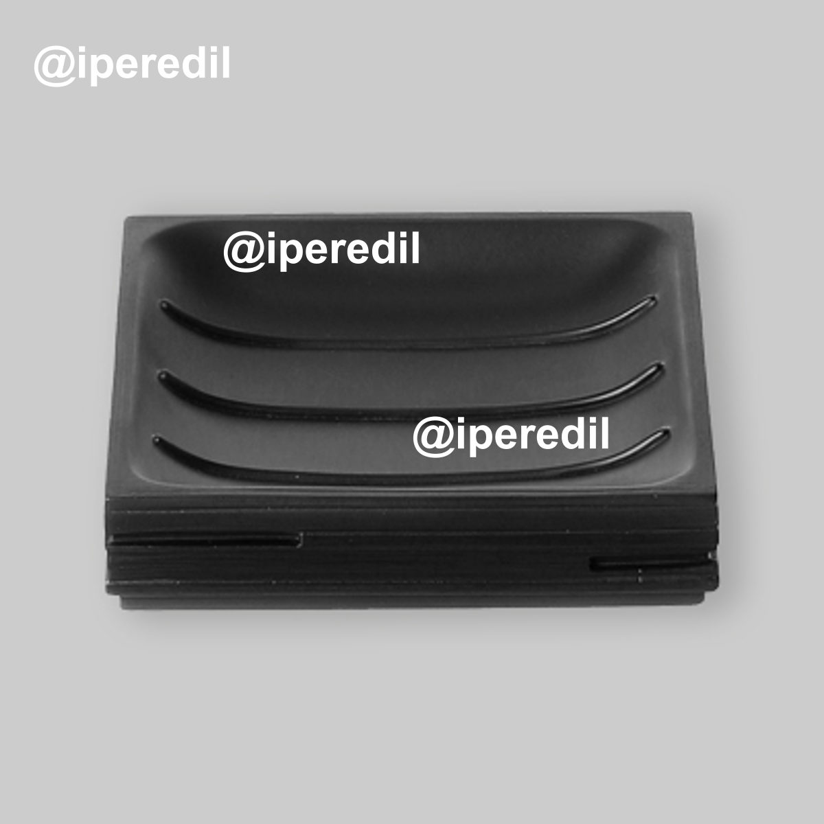 PORTASAPONE QUADROTTO Nero