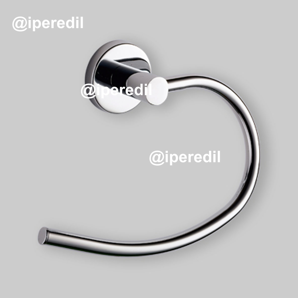 PORTASALVIETTE AD ANELLO FELCE cromato