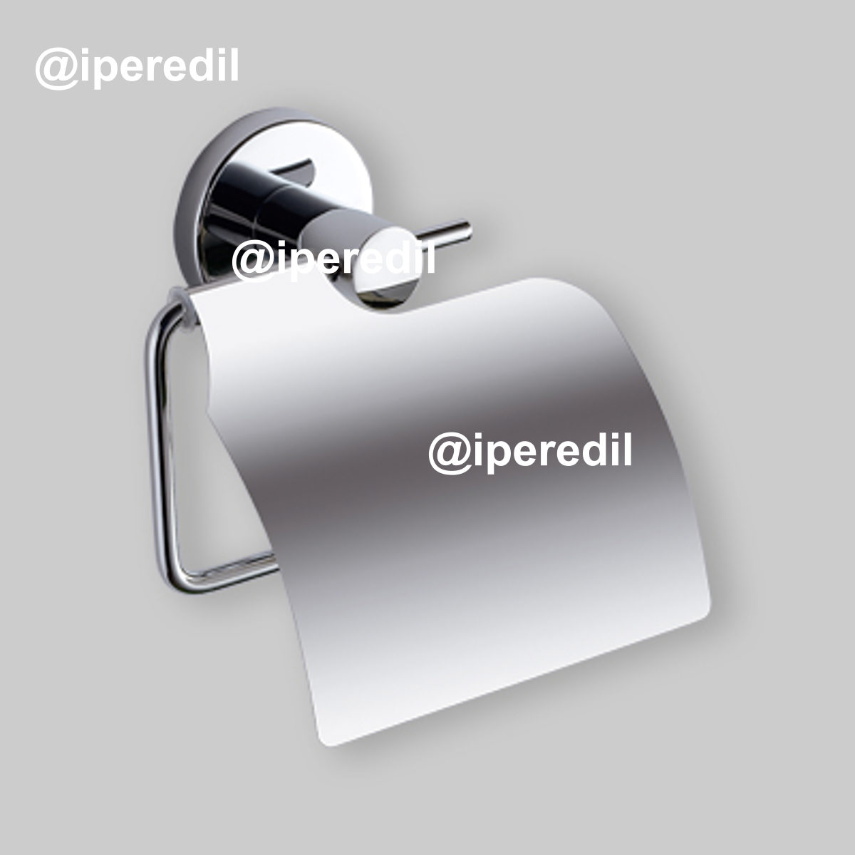 PORTAROTOLO CHIUSO FELCE cromato