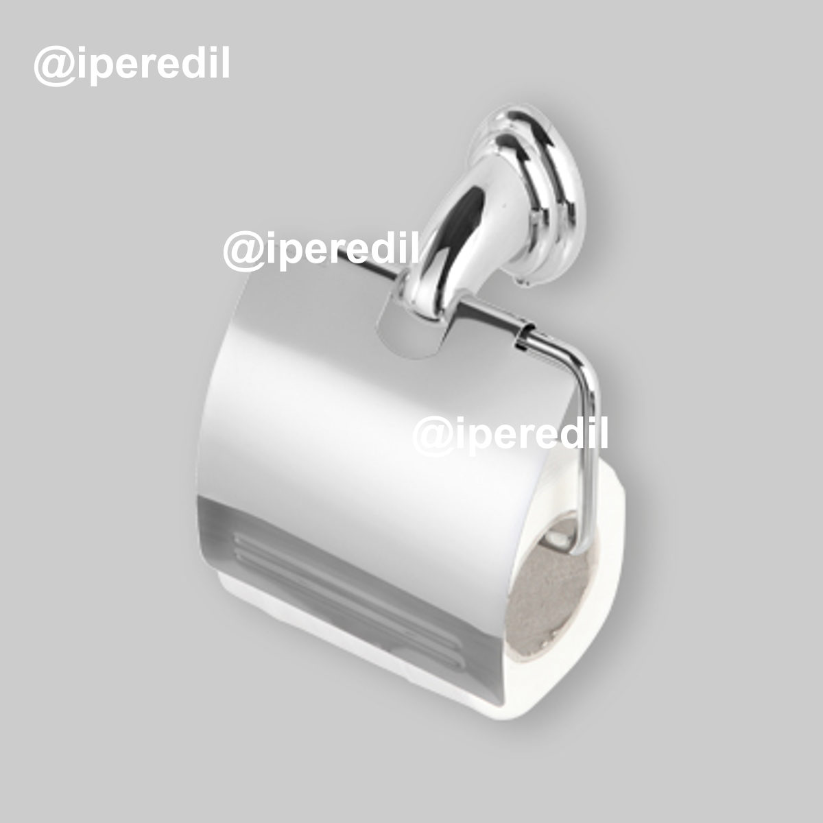 PORTAROTOLO CHIUSO "FACILE" Cromo