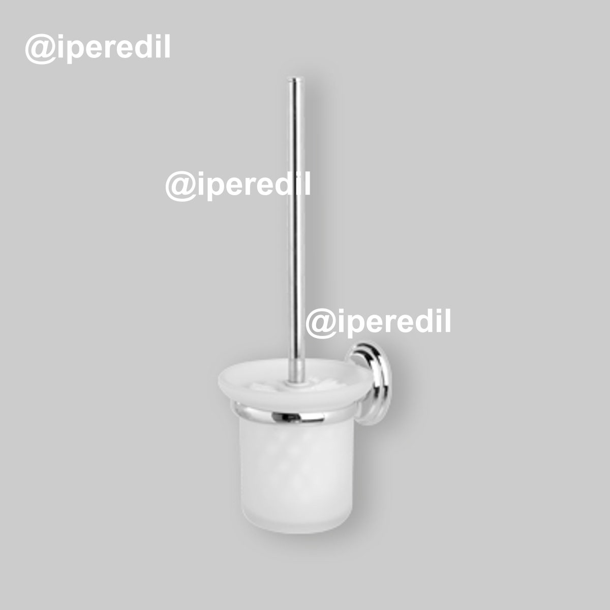 PORTASCOPINO SOSPESO "FACILE" Cromo /Vetro