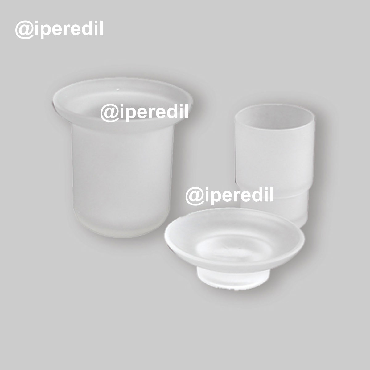 RICAMBI PER BAGNO IN VETRO Per Portaspazzolini