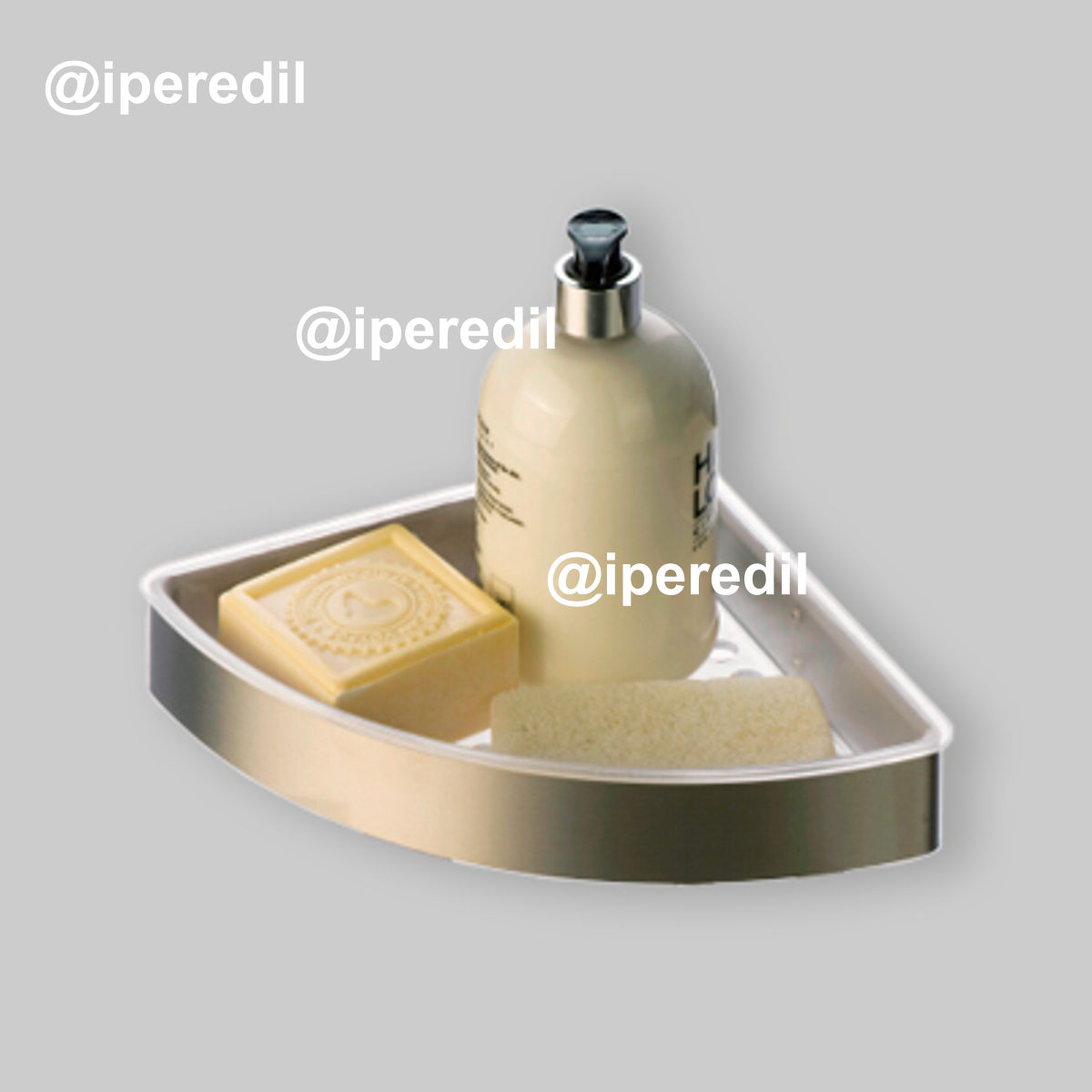 ANGOLIERA DOCCIA "CADDY" 1 RIPIANO Acciaio cromato