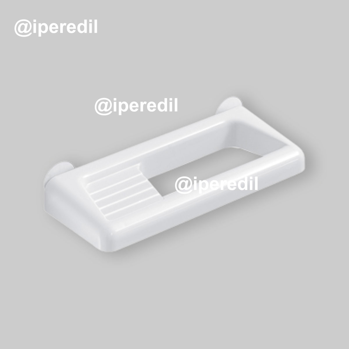 PORTASAPONE + PORTASALVIETTE GEDY JUNIOR "SERIE 8000" Bianco - 30 cm