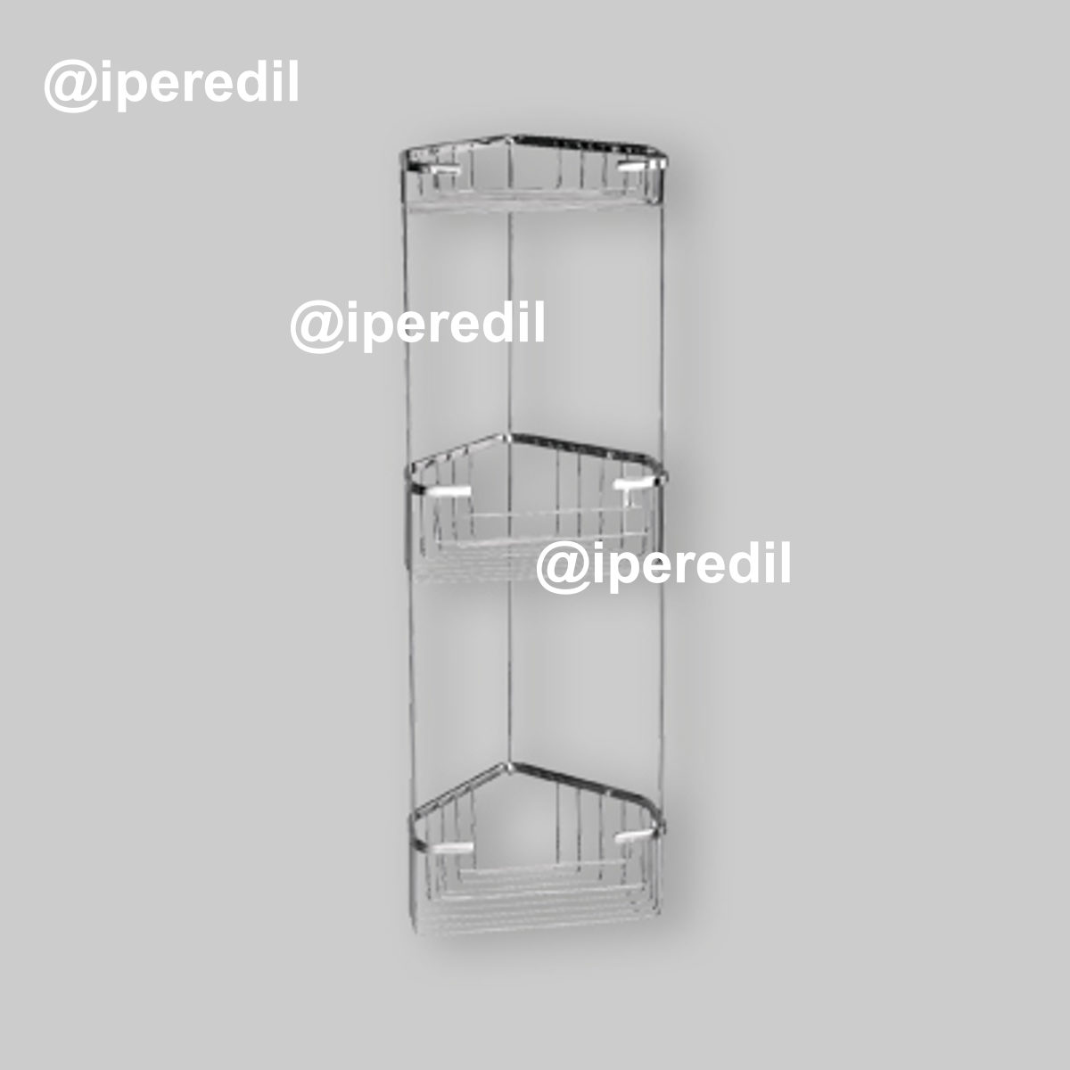 ANGOLIERA DOCCIA IN FILO"ALASKA" 3 ripaini