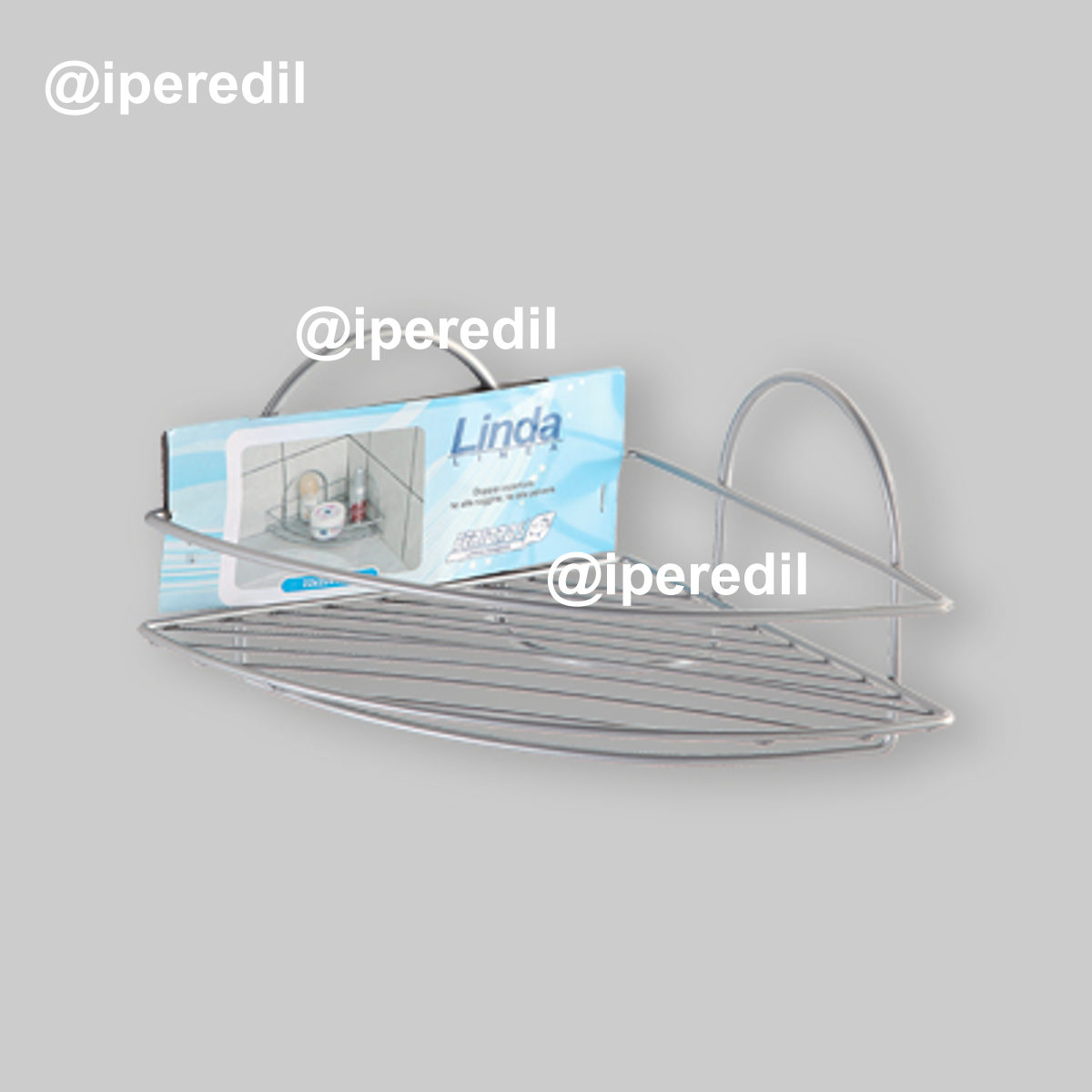 MENSOLA PORTAOGGETTI ANGOLARE 1 RIPIANO -