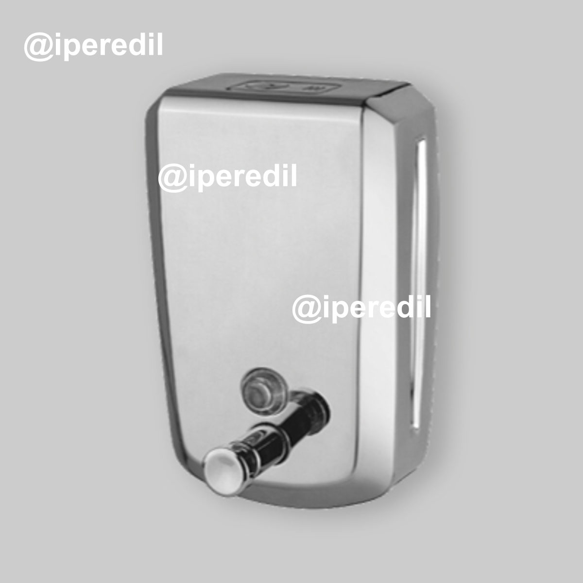 DOSATORE SAPONE LIQUIDO "LUX" ACCIAIO SATINATO 1250 ml