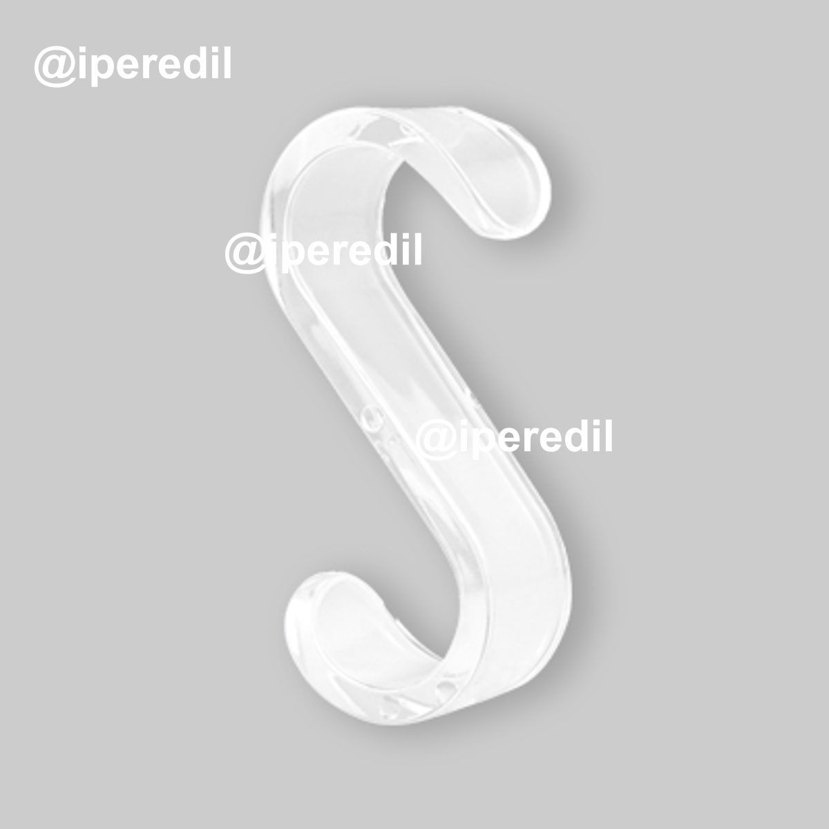 APPENDINO MULTIUSO TRASPARENTE 1 gancio