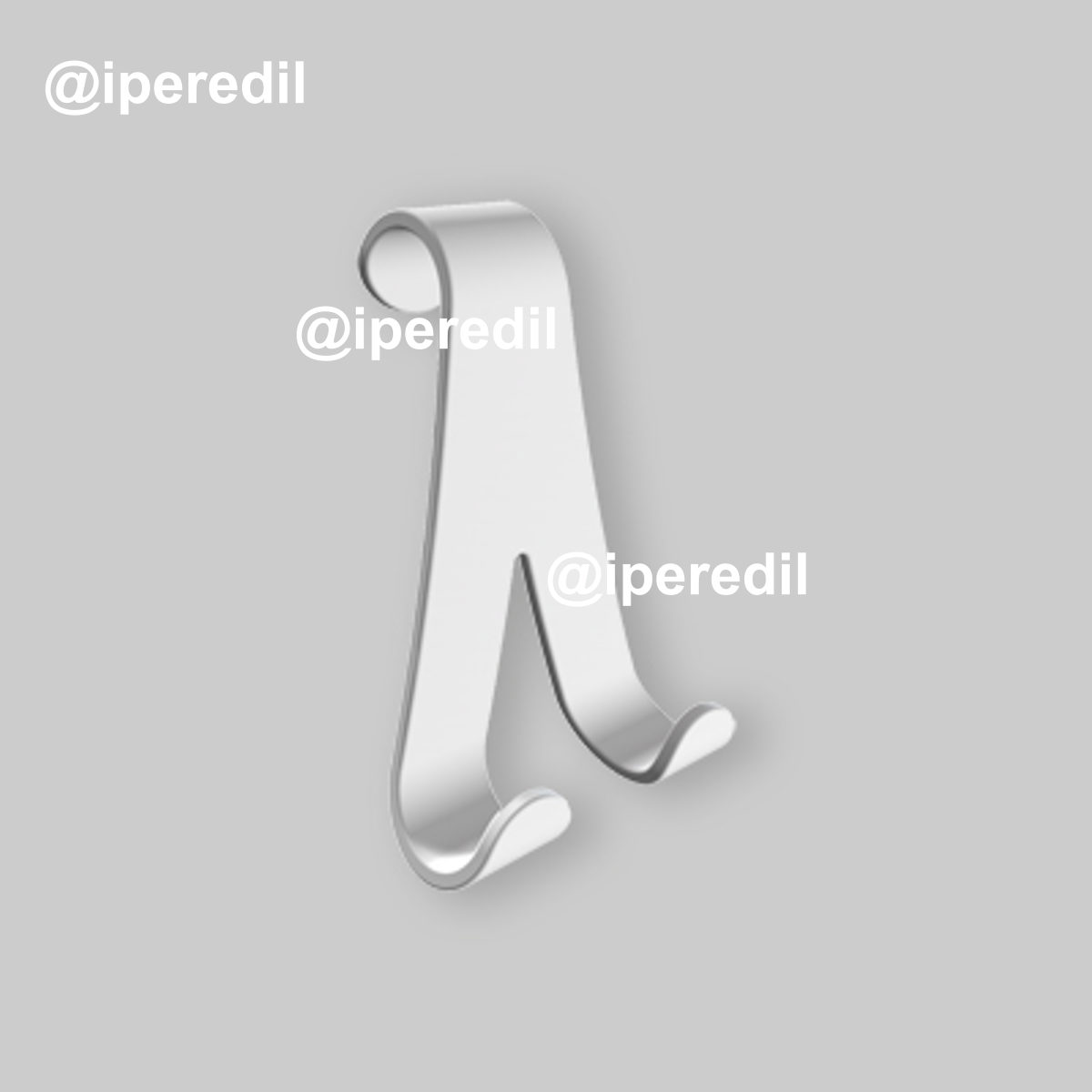 APPENDINO DOPPIO MULTIUSO BIANCO 2 ganci