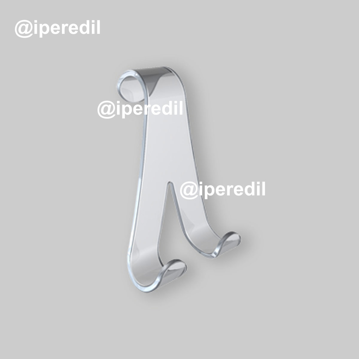 APPENDINO DOPPIO MULTIUSO TRASPARENTE 2 ganci