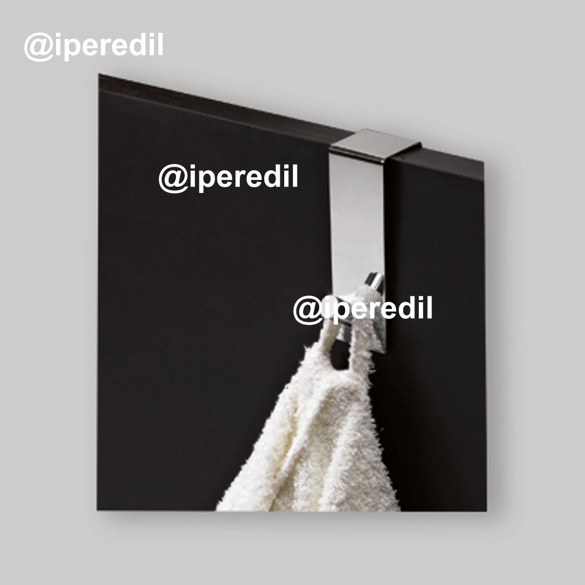 APPENDIABITI SINGOLO SOPRAPORTA 4,5 x 7,5 x H.14 cm