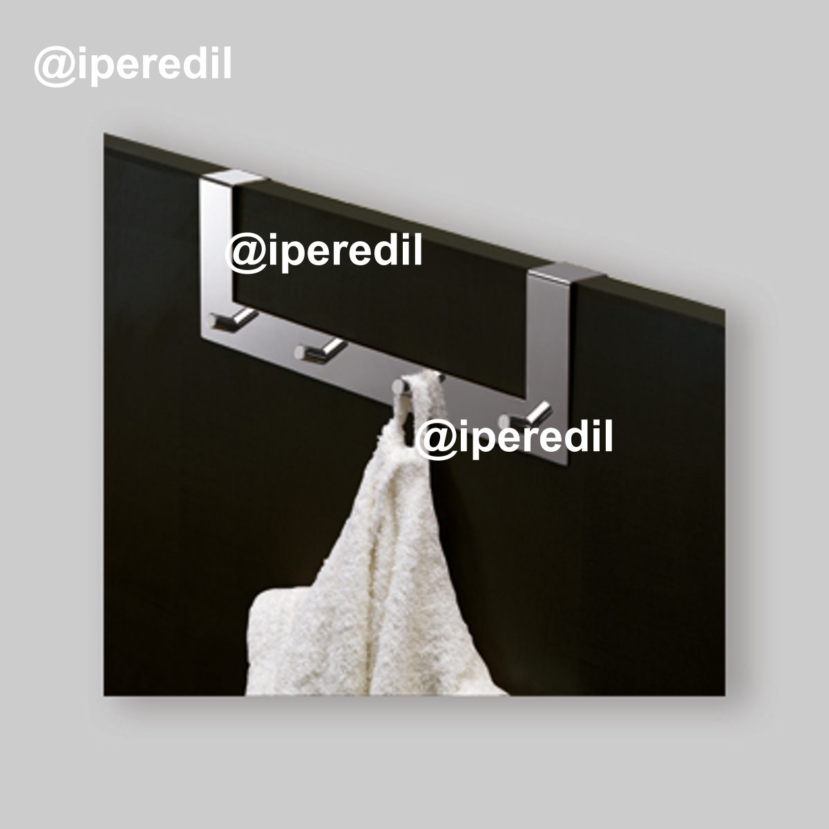 APPENDIABITI QUADRUPLO SOPRAPORTA 40 x 7,2 x 12,2 cm