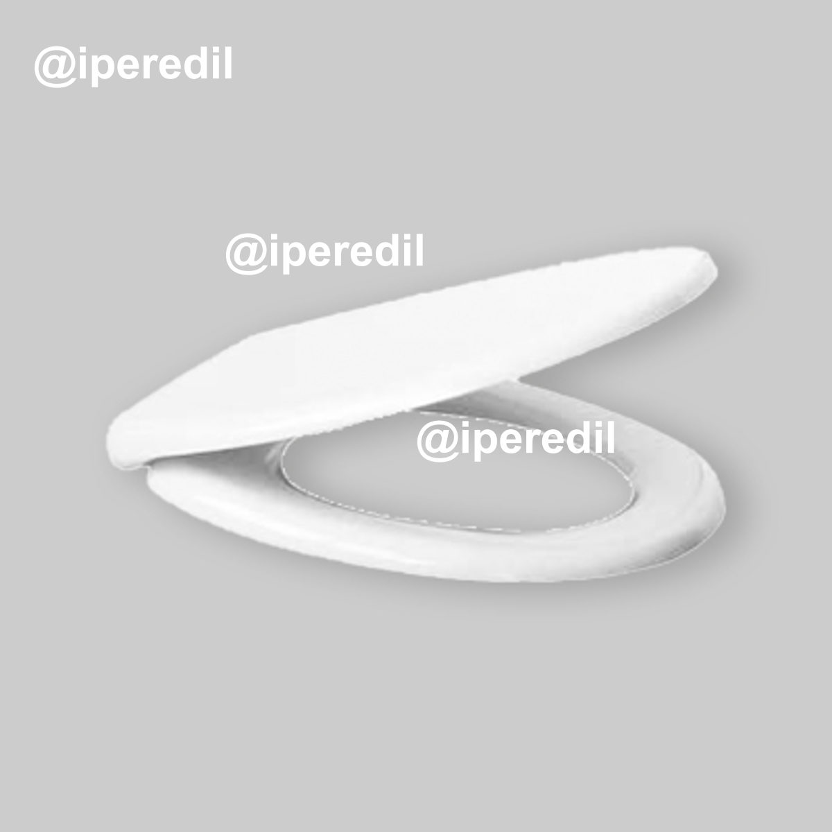 SEDILE TERMOINDURENTE UNIVERSALE A SGANCIO RAPIDO Bianco - chiusura normale