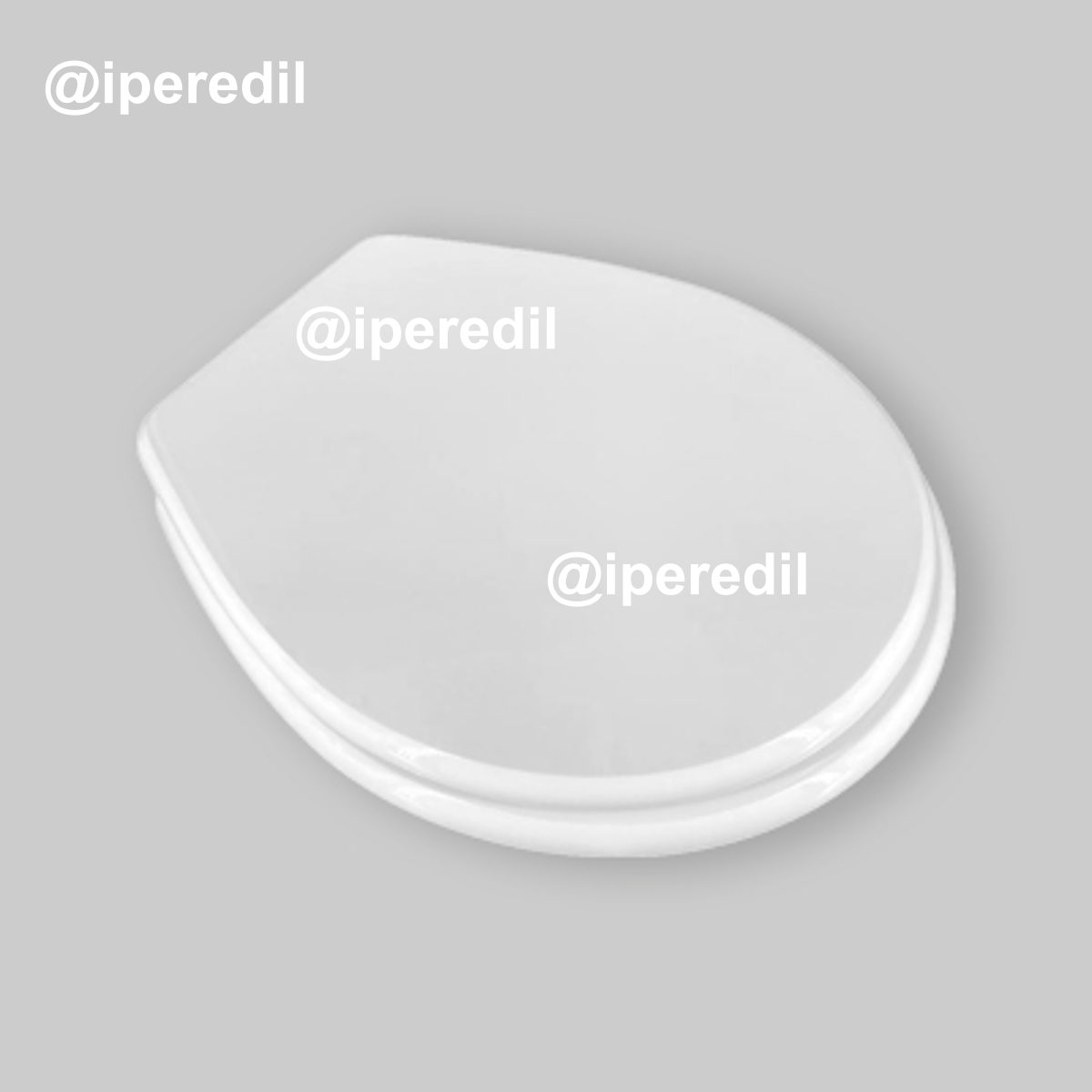 SEDILE MDF POLIESTERATO QUARZO Bianco - Chiusura Normale