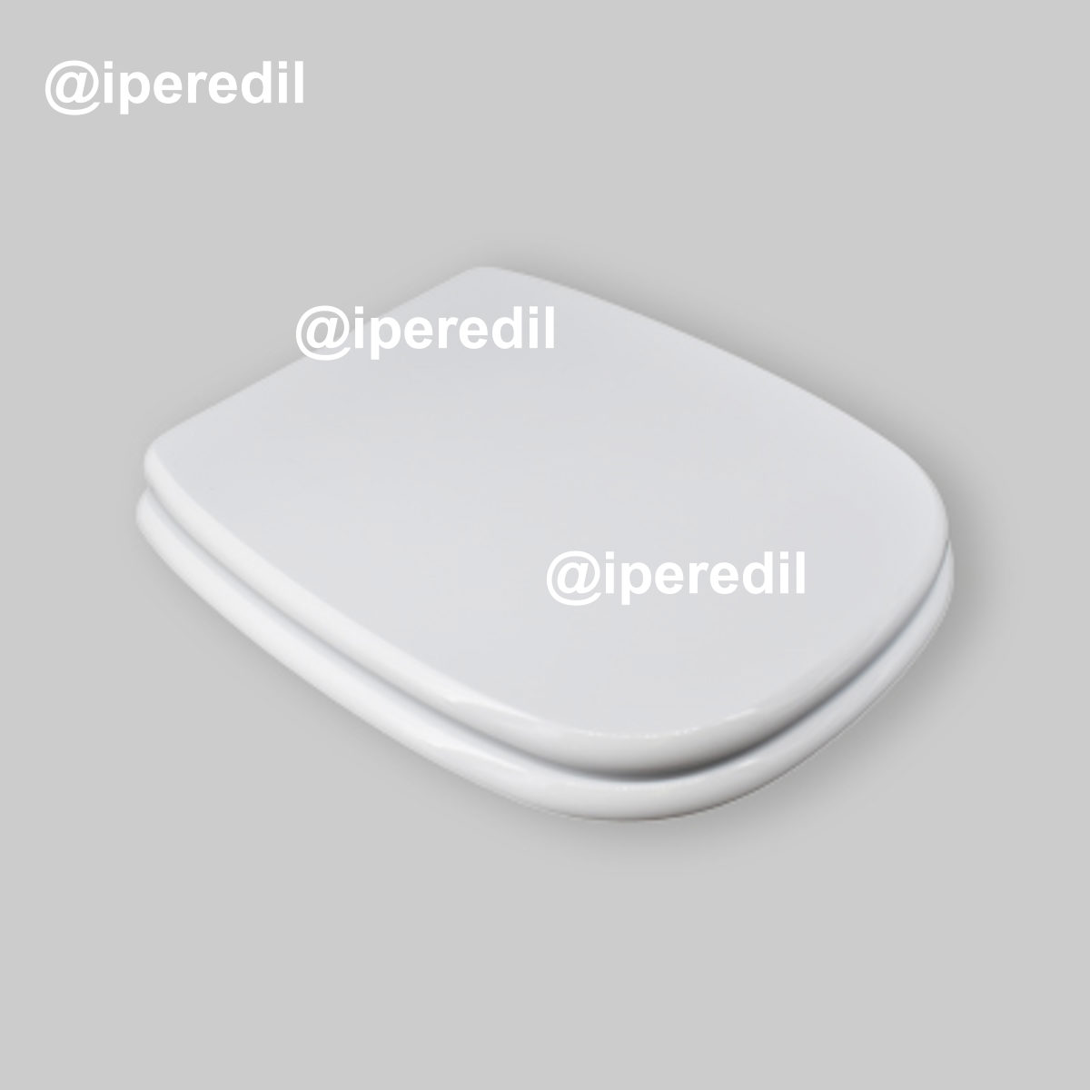 SEDILE MDF POLIESTERATO EMILIA Bianco - Chiusura Normale