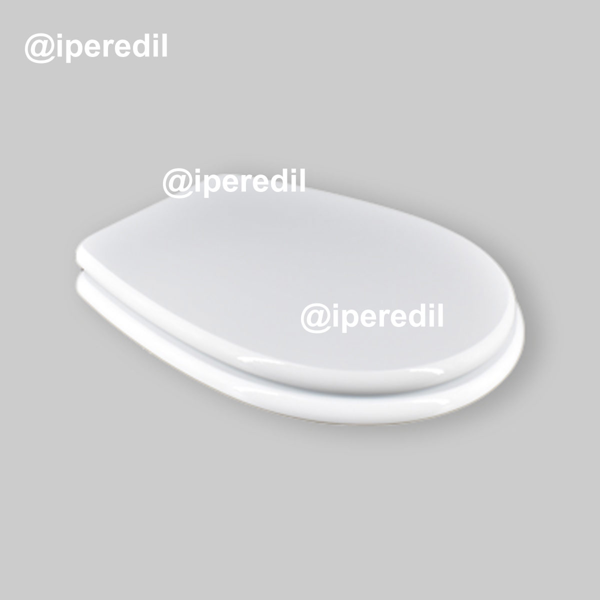 SEDILE MDF POLIESTERATO LIUTO Bianco - Chiusura Normale