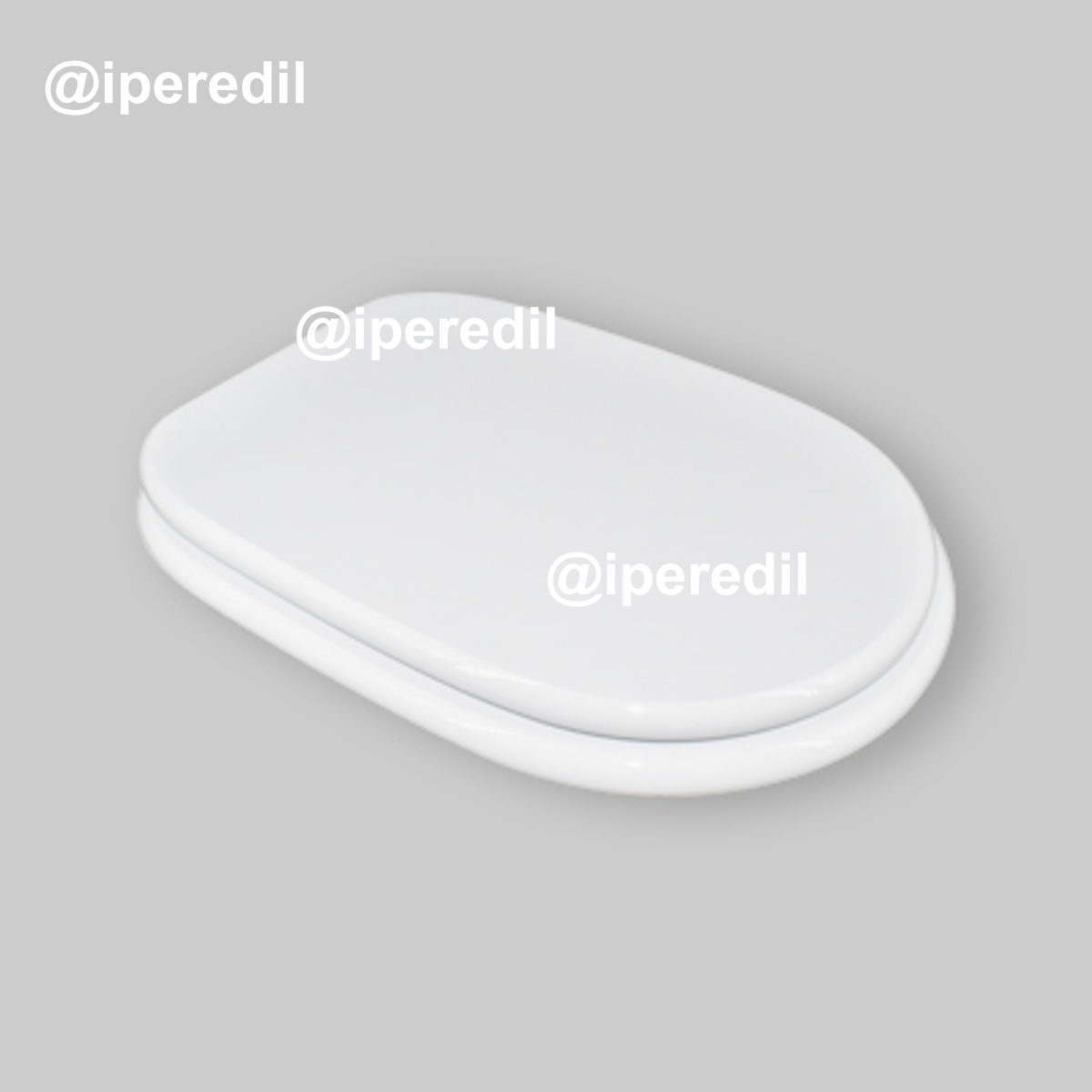 SEDILE MDF POLIESTERATO LINDA Bianco - Chiusura Normale