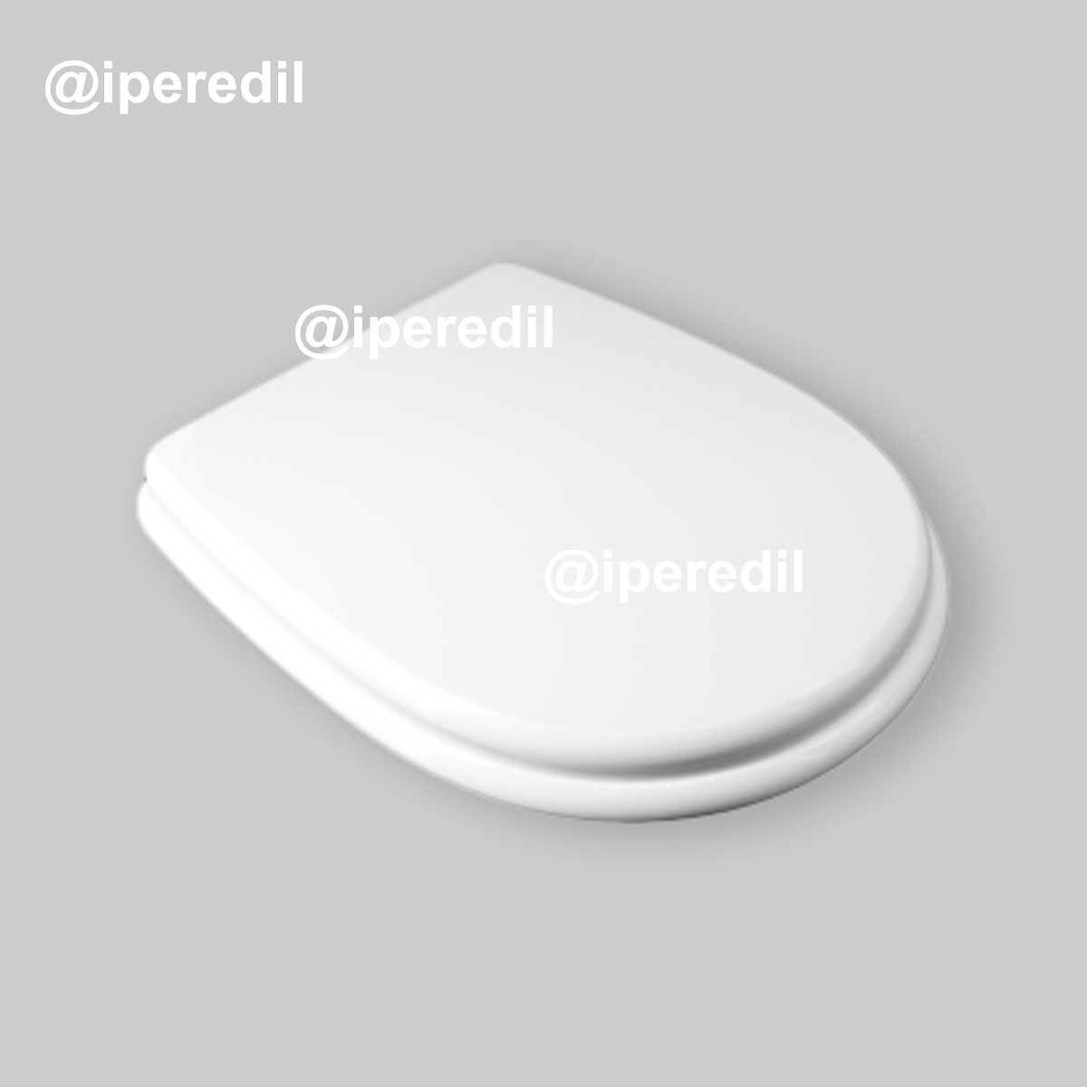 SEDILE MDF POLIESTERATO ALPINA Bianco - Chiusura Normale