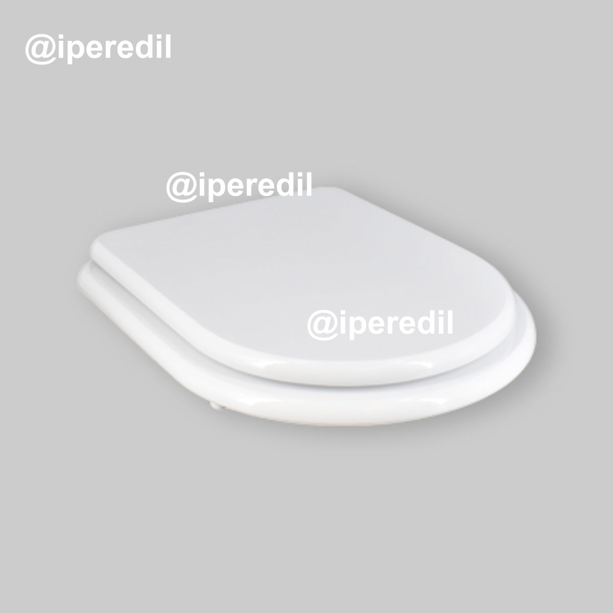 SEDILE MDF POLIESTERATO ELIOS Bianco - Chiusura Normale