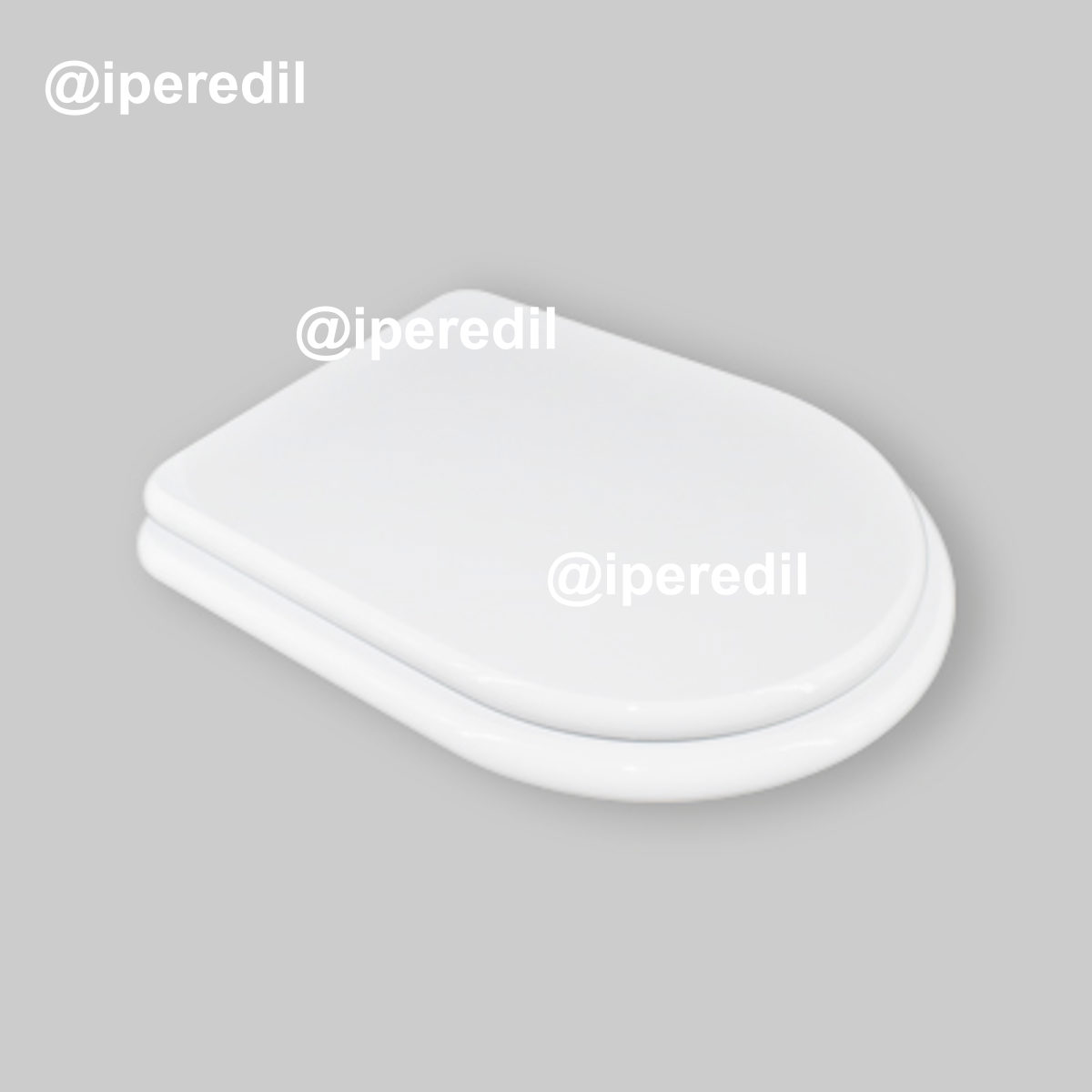 SEDILE MDF POLIESTERATO CLODIA Bianco - Chiusura Normale