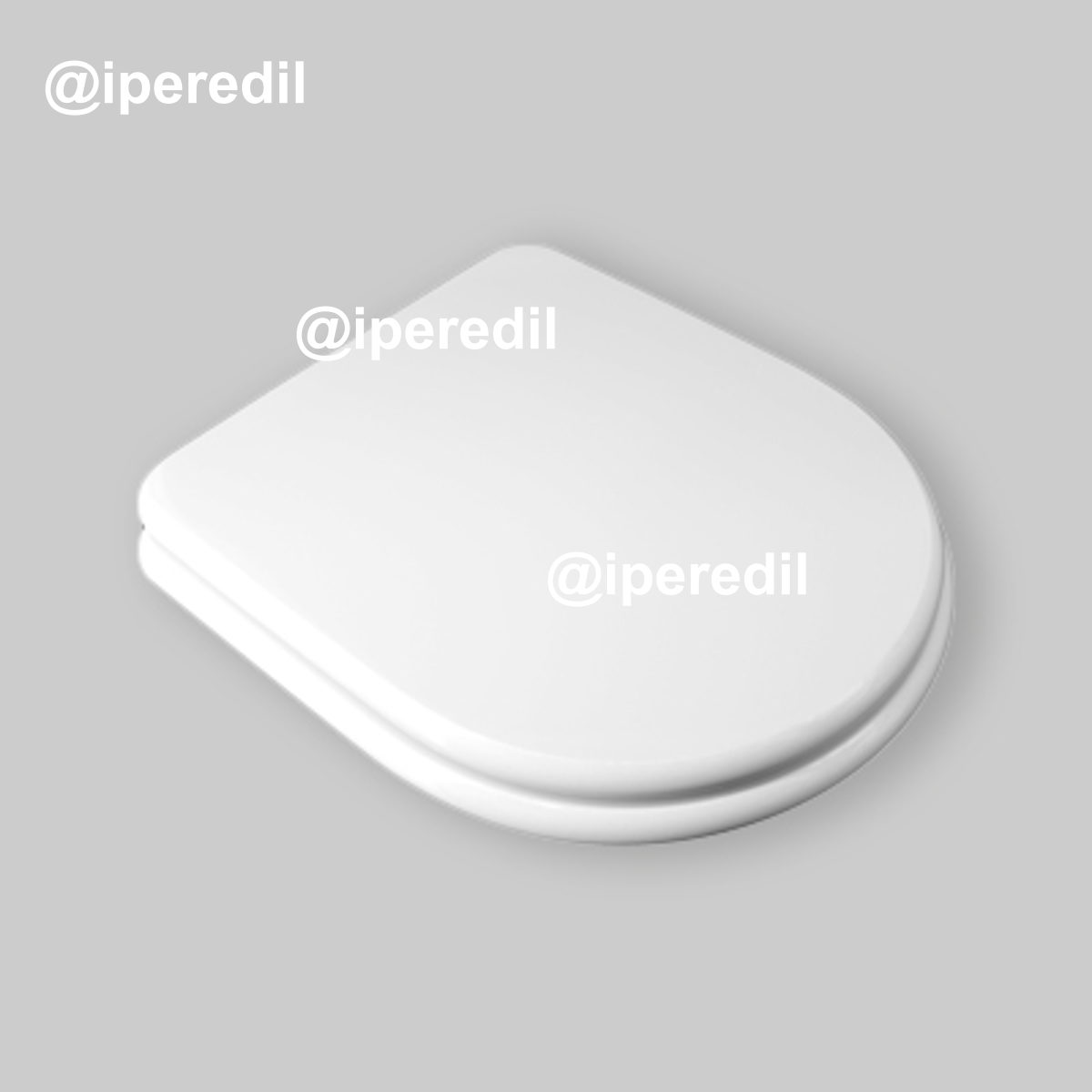 SEDILE MDF POLIESTERATO ESEDRA Bianco - Chiusura Normale