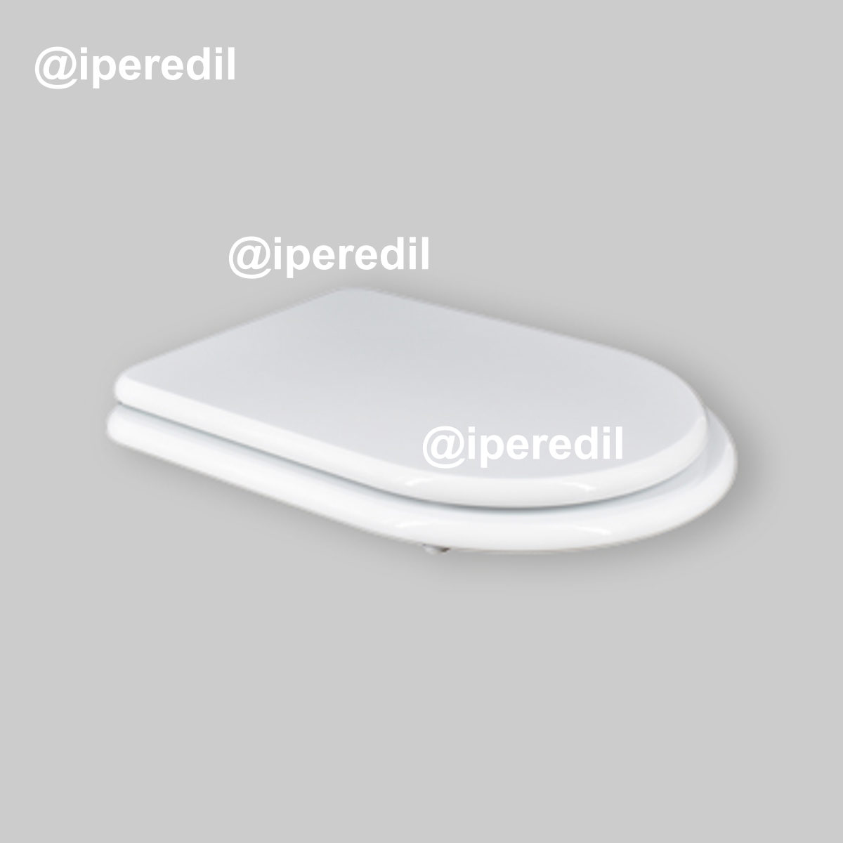 SEDILE MDF POLIESTERATO VENERE Bianco - Chiusura Normale