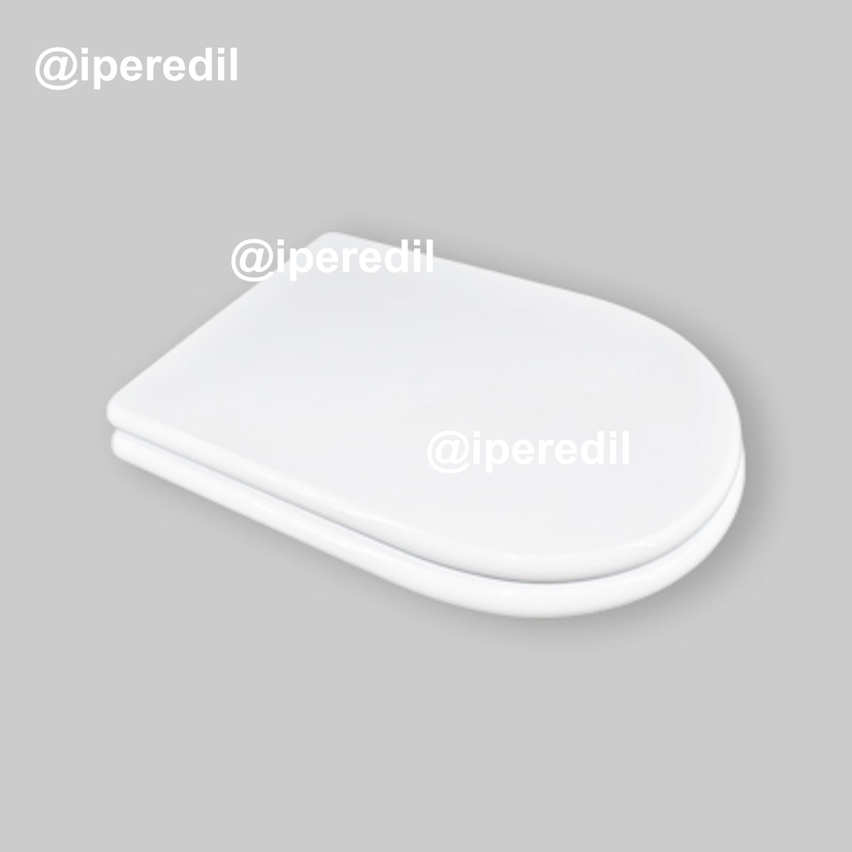 SEDILE MDF POLIESTERATO NUVOLA Bianco - Chiusura Normale