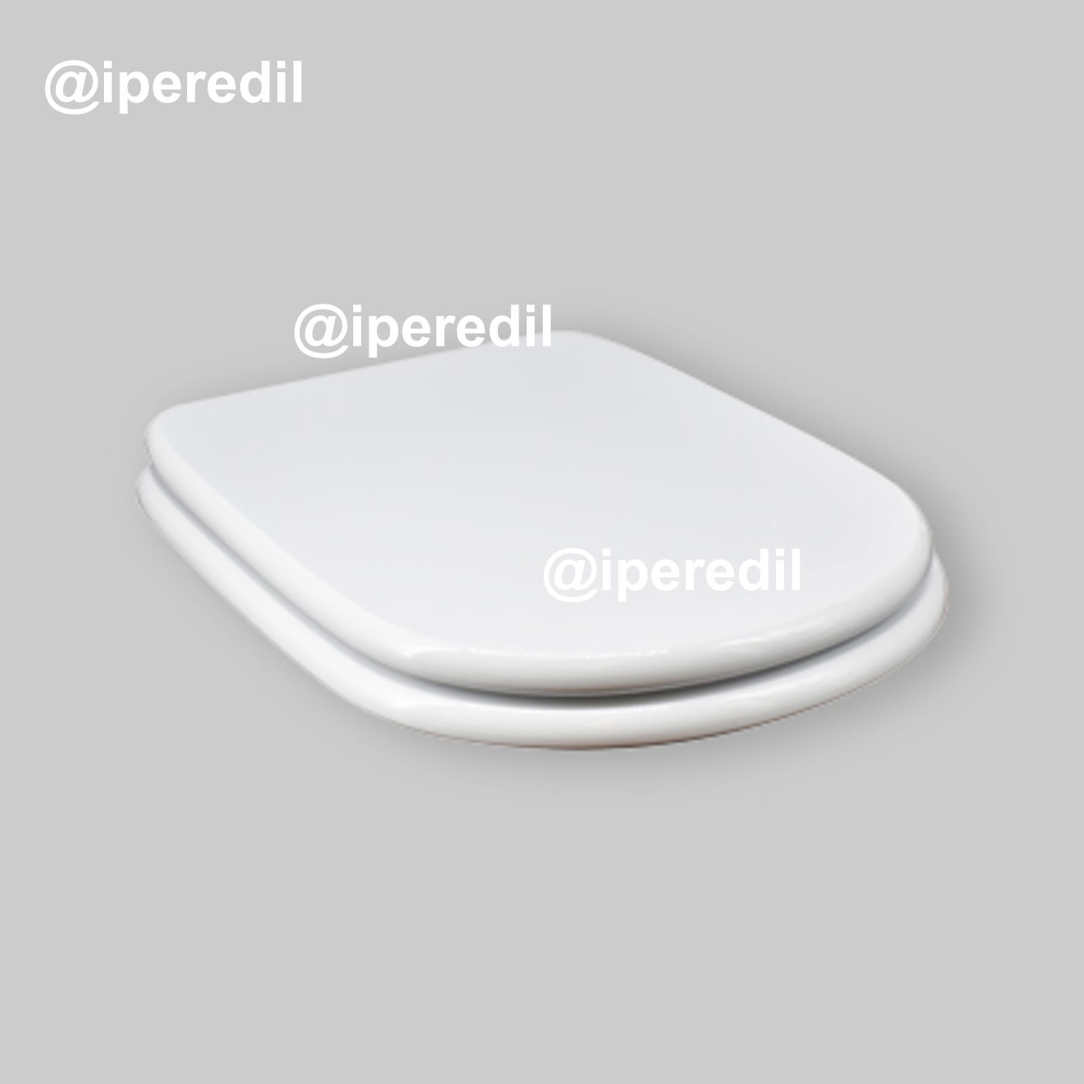 SEDILE MDF POLIESTERATO GEMMA 2 Bianco - Chiusura Normale