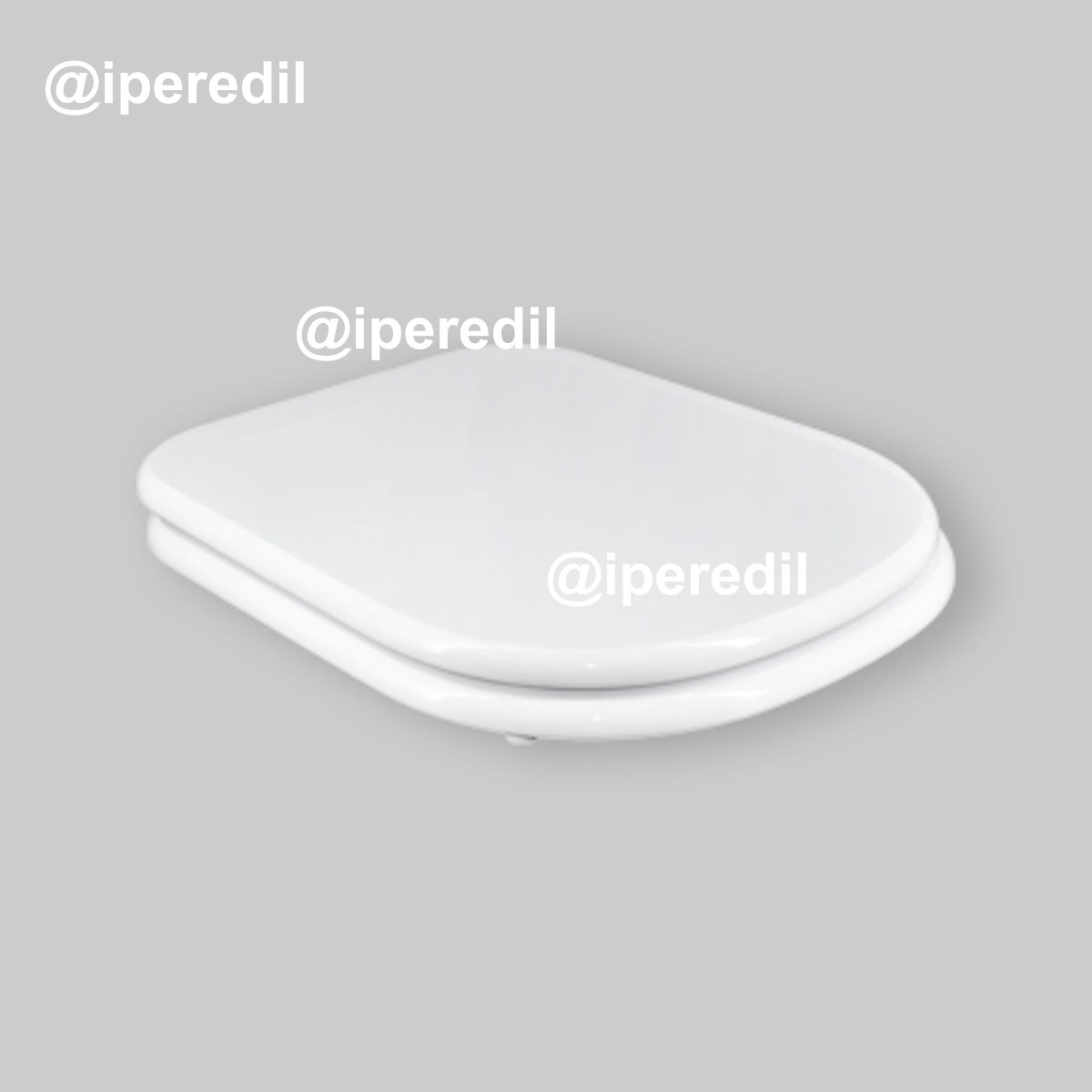 SEDILE MDF POLIESTERATO OASI Bianco - Chiusura Normale