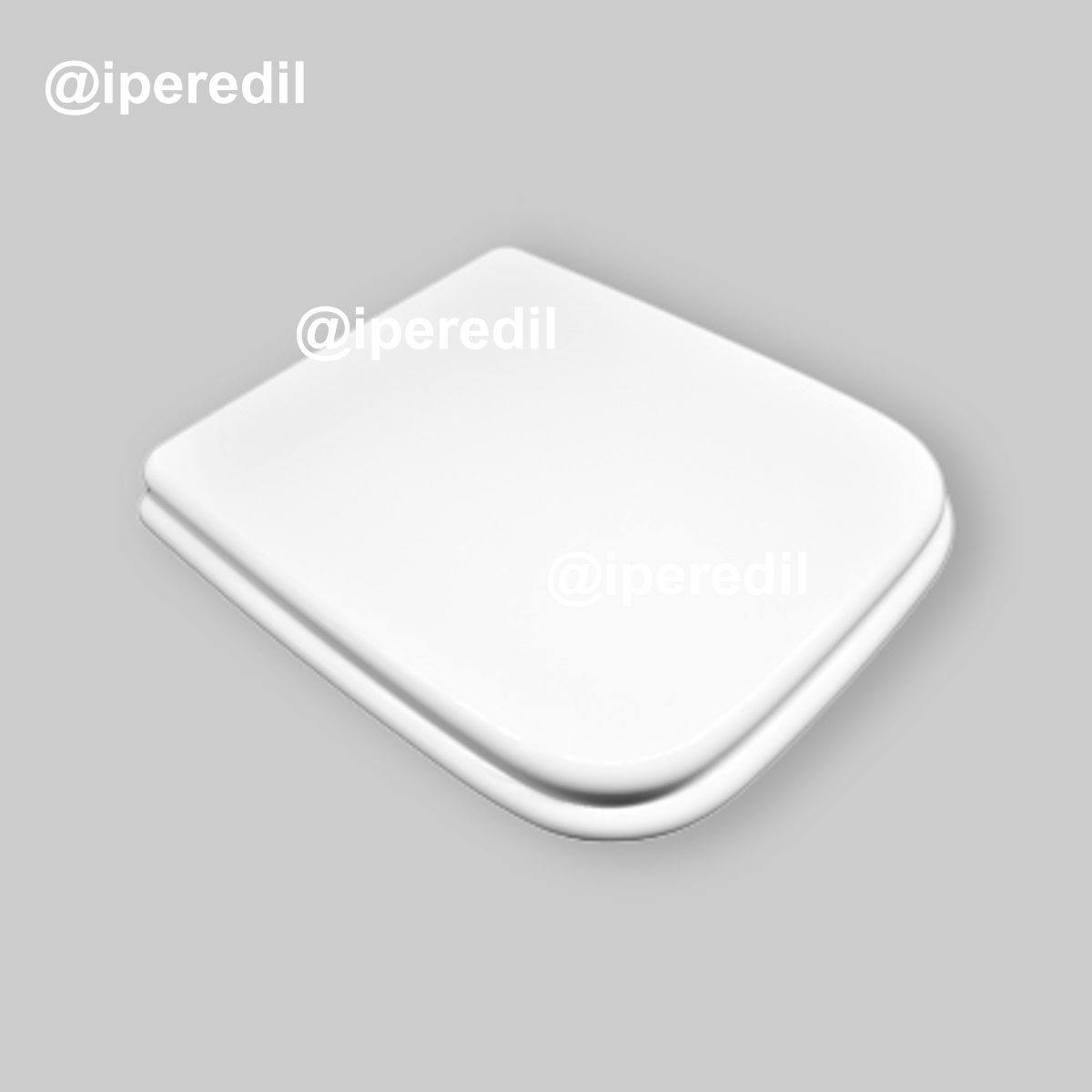 SEDILE MDF POLIESTERATO TRACCIA Bianco - Chiusura Normale