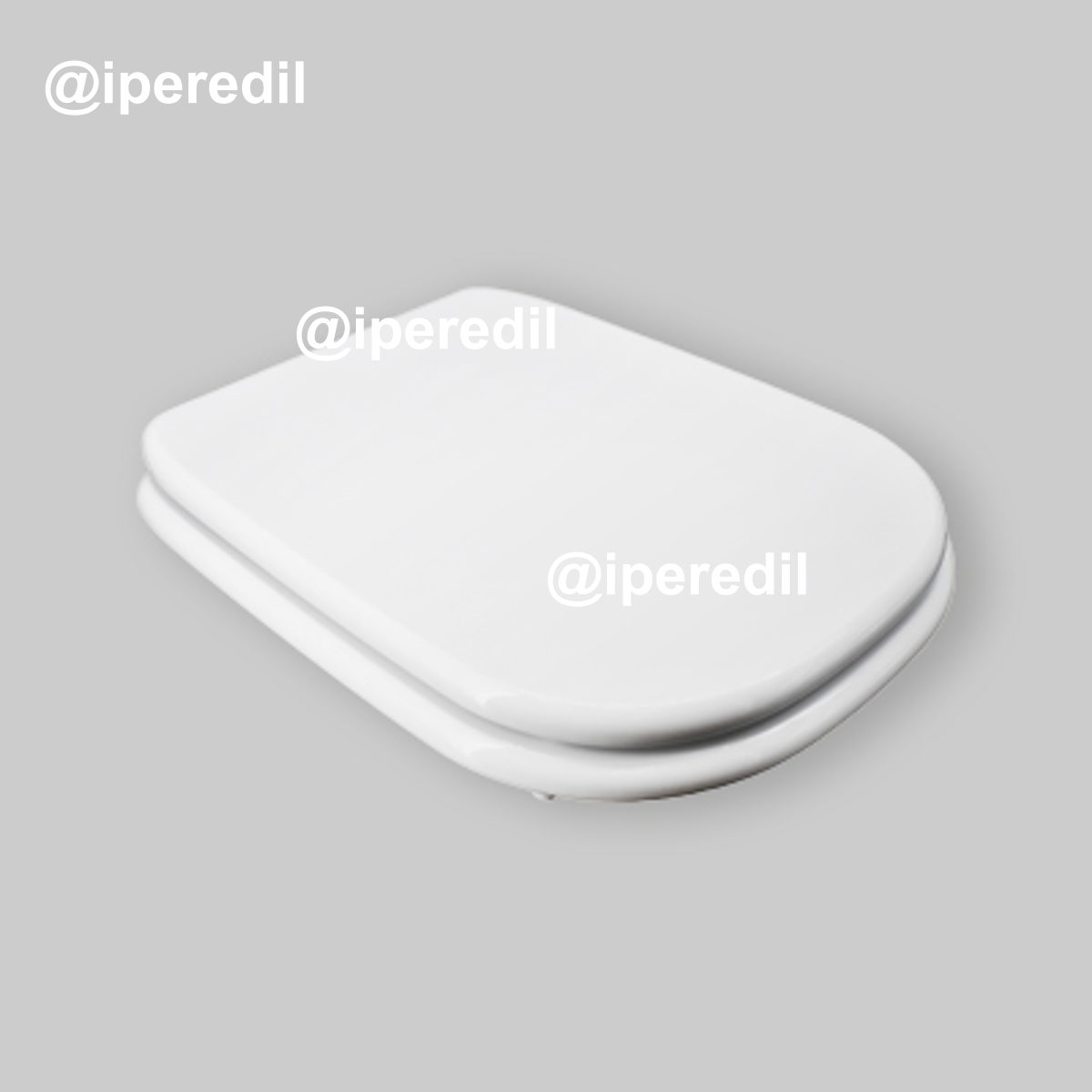 SEDILE MDF POLIESTERATO D-CODE Bianco - Chiusura Normale