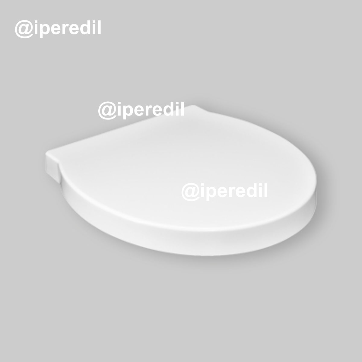 SEDILE TERMOINDURENTE SHORT Bianco - Chiusura Normale