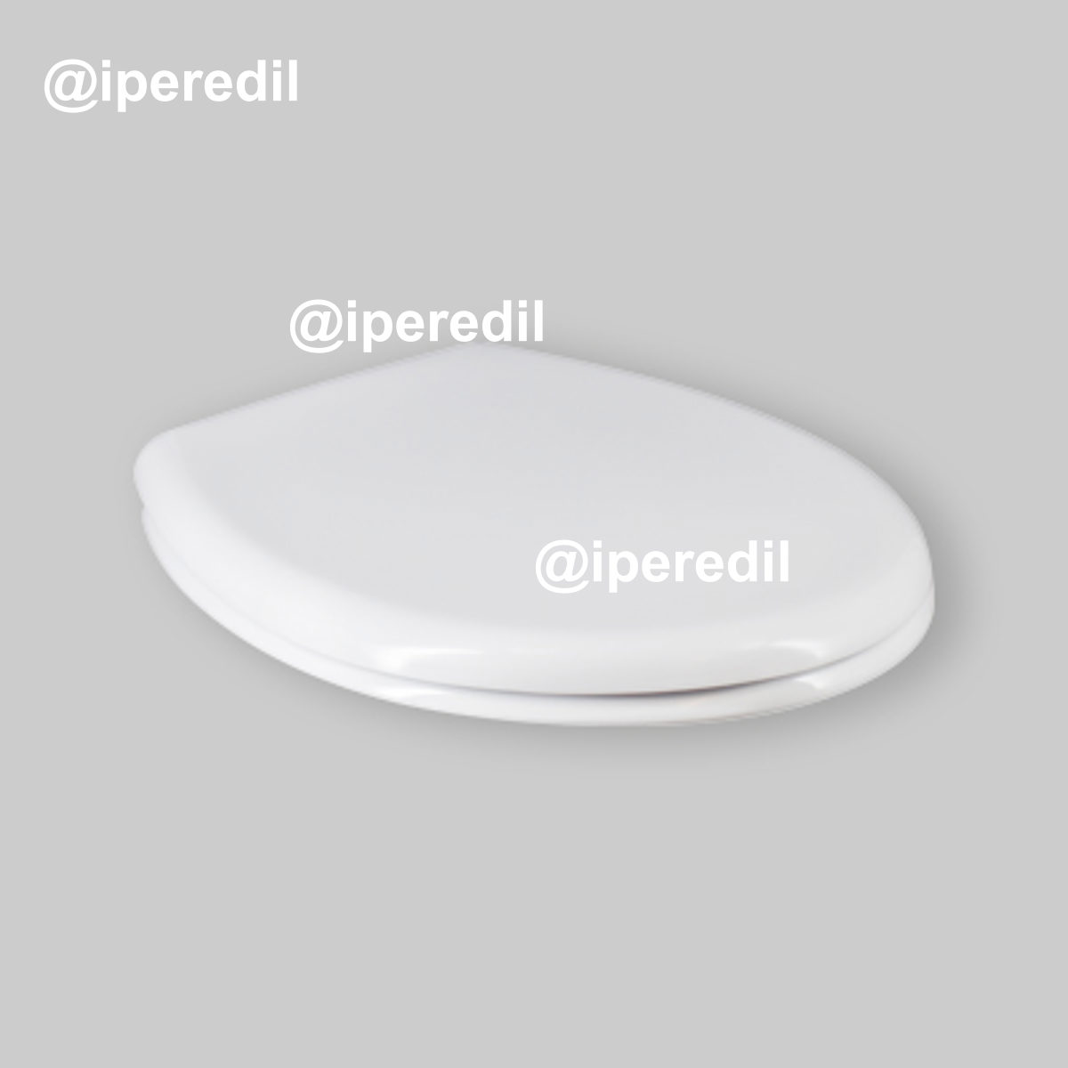 SEDILE TERMOINDURENTE COLIBRI' Bianco - Chiusura Normale