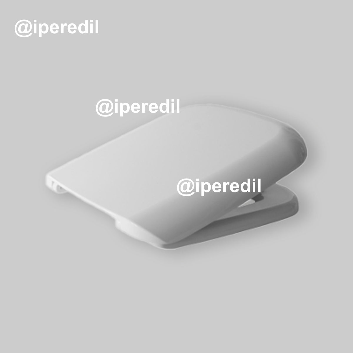 SEDILE TERMOINDURENTE CONCA Bianco - Chiusura Normale