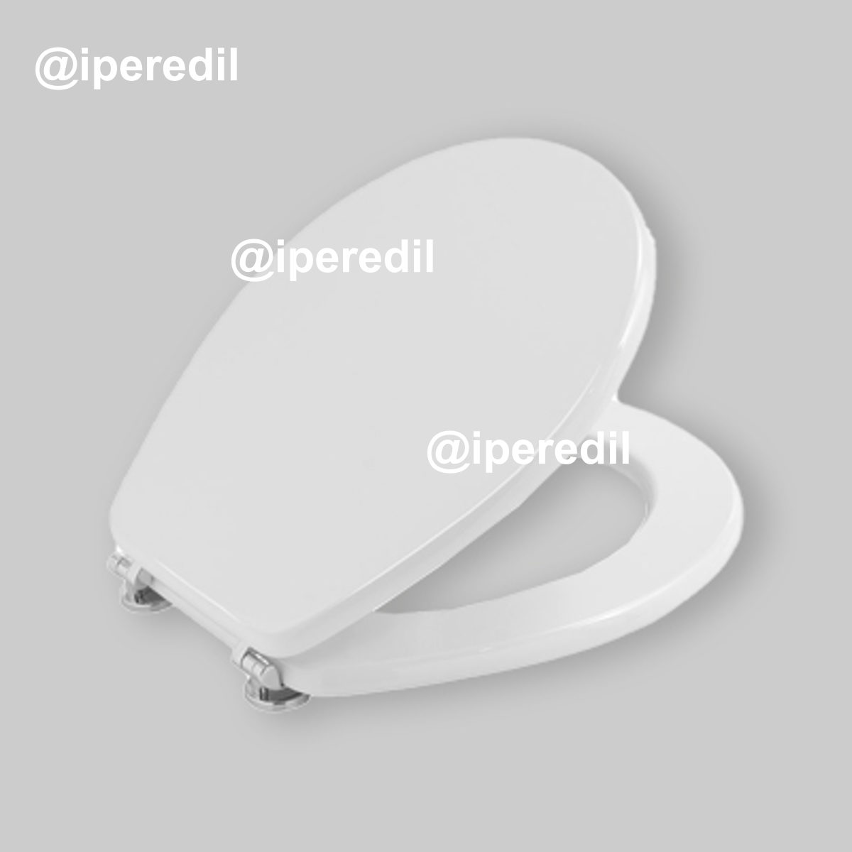 SEDILE WC COLIBRI' MDF LACCATO Bianco - Chiusura Normale