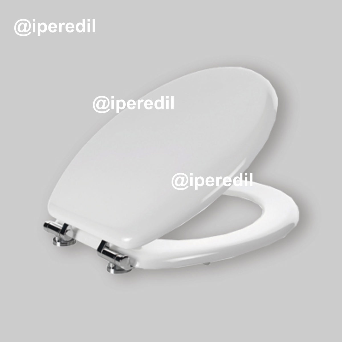 SEDILE LACCATO "CORNIOLA" UNIVERSALE BIANCO Chiusura rallentata